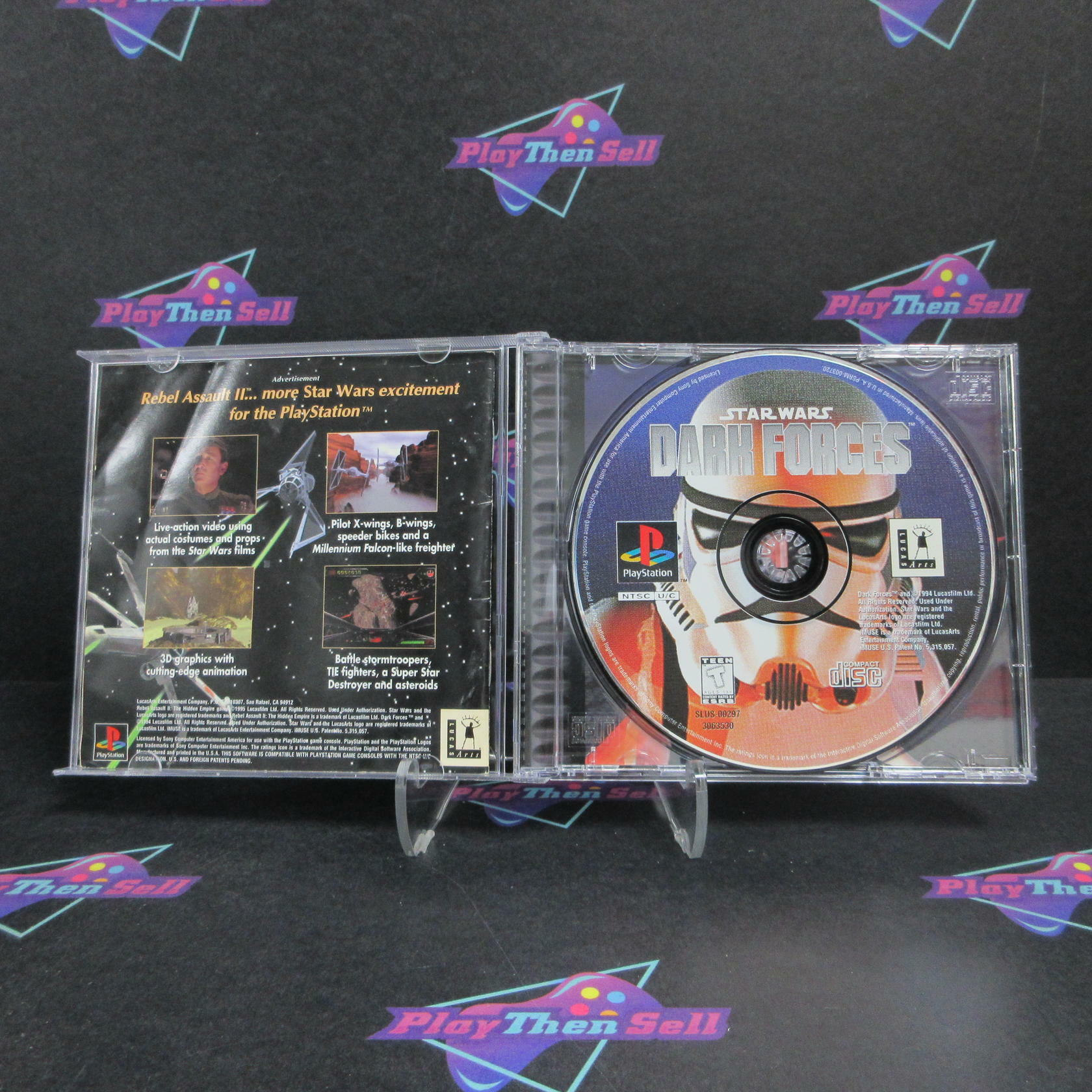 Star Wars Dark Forces PS1 PlayStation 1 + Reg Card Complete - Excellent
