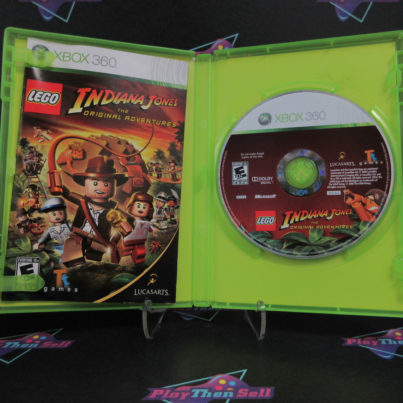 Lego Indiana Jones The Original Adventures Xbox 360 Complete - Excellent
