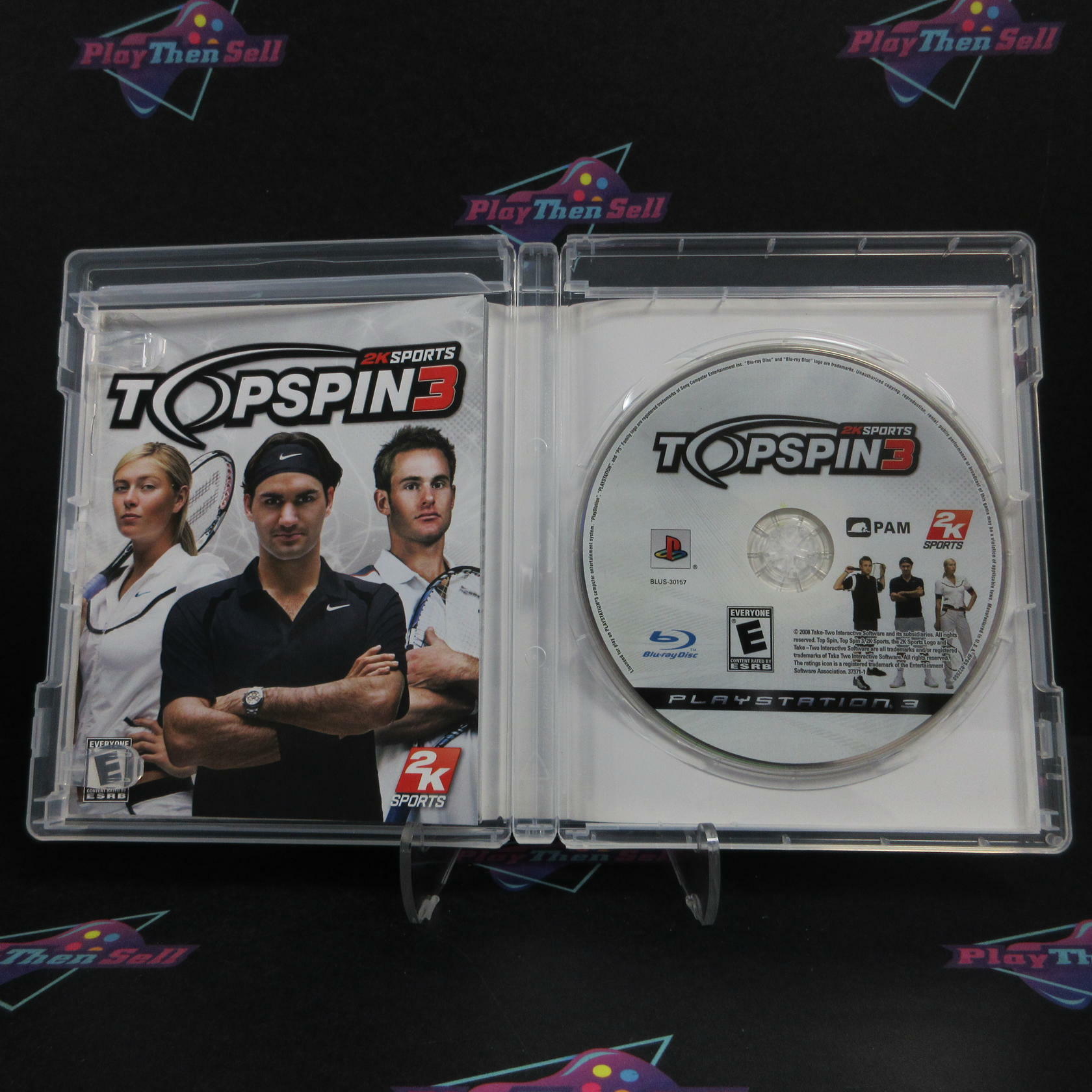 Top Spin 3 PS3 PlayStation 3 Complete - Excellent