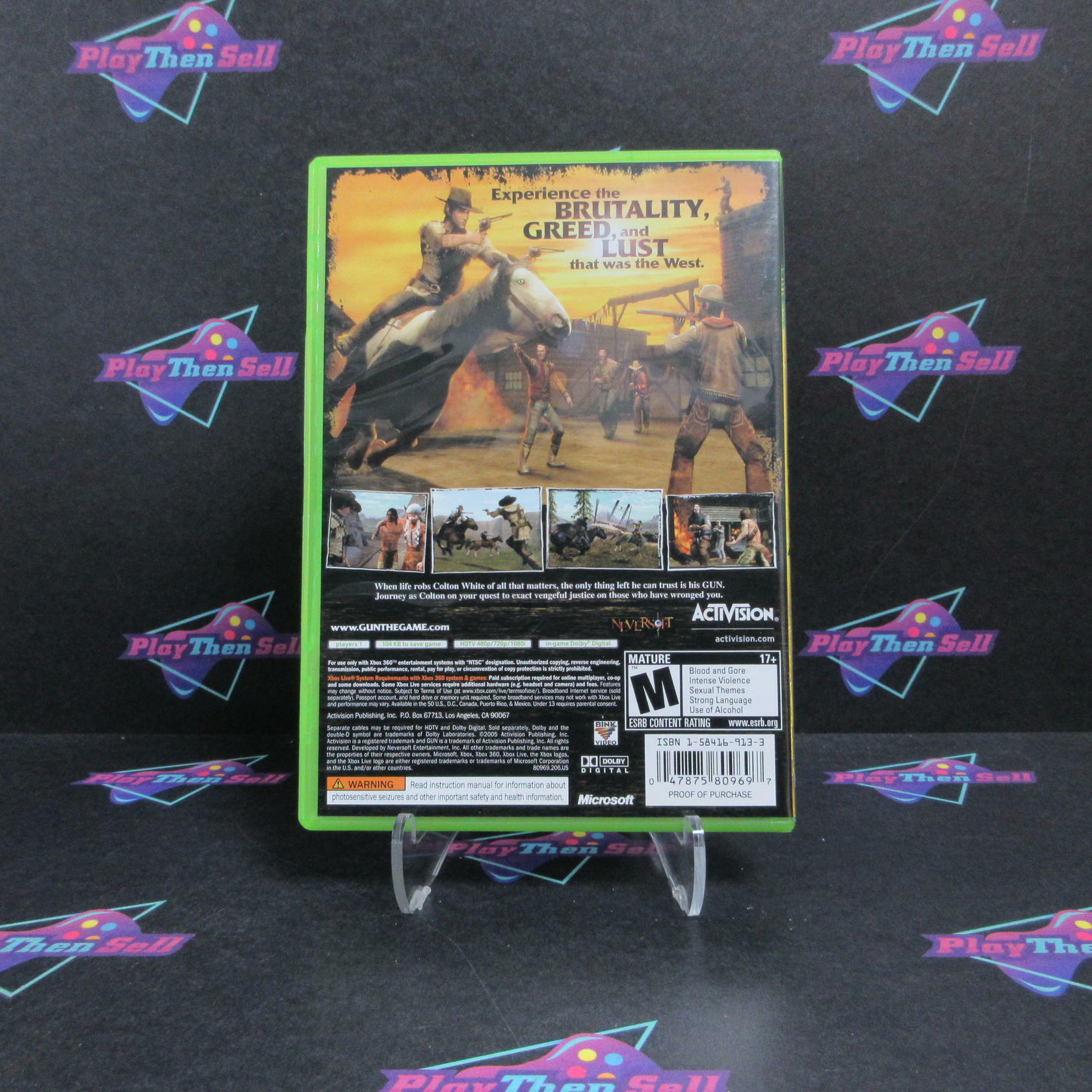 Gun Xbox 360 Complete - Excellent