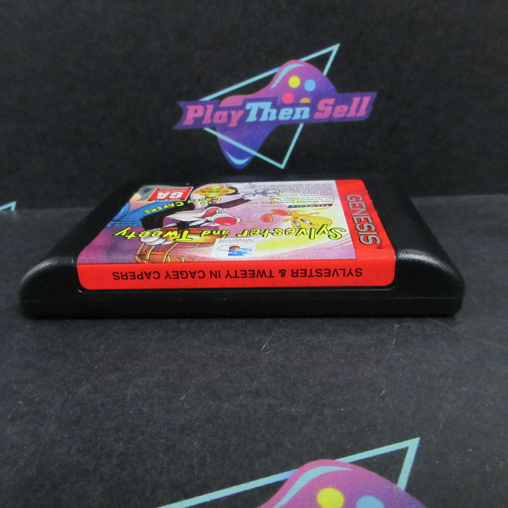 Sylvester & Tweety In Cagey Capers Sega Genesis + Poster Complete - Refurbished
