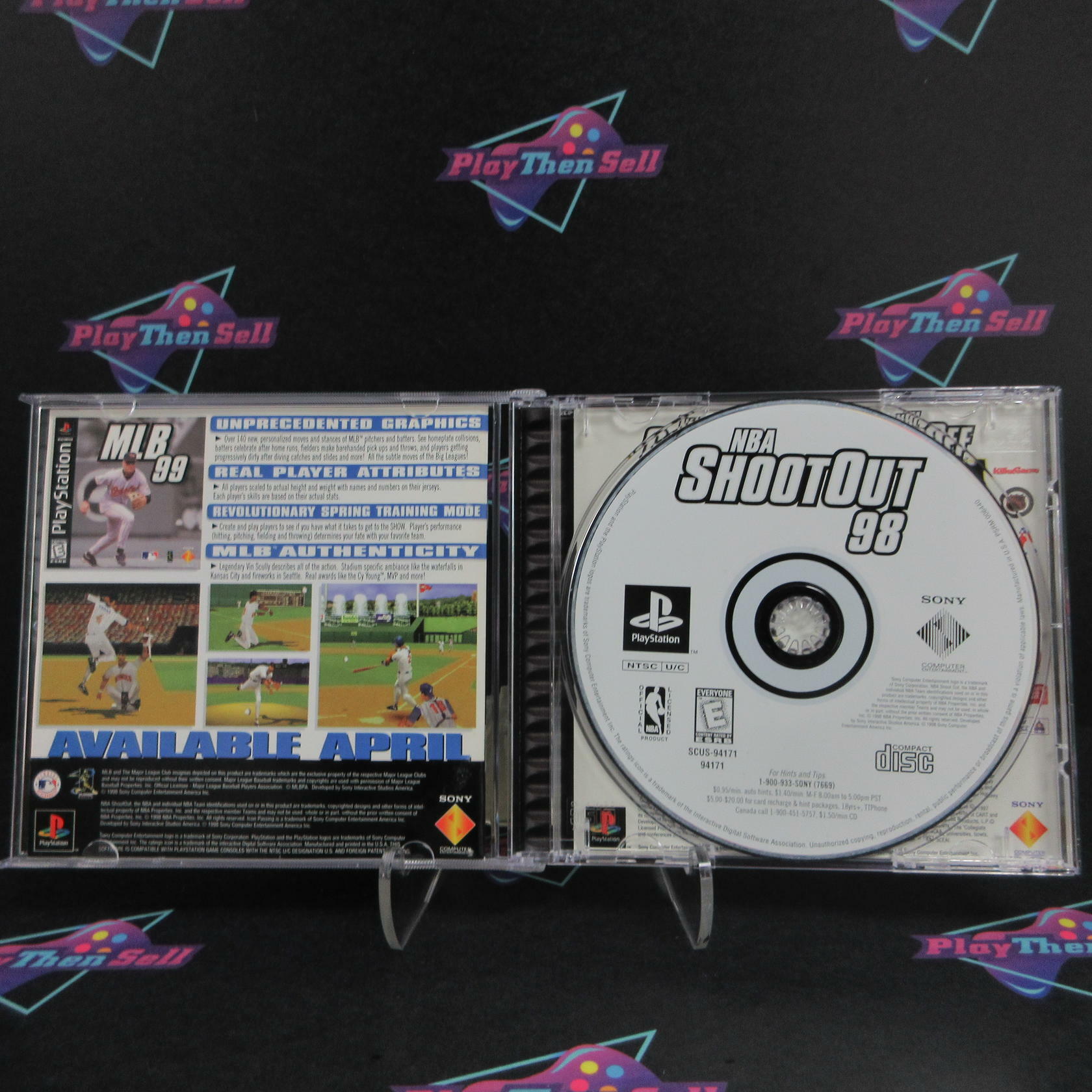 NBA ShootOut 98 PS1 PlayStation 1 Complete - Excellent