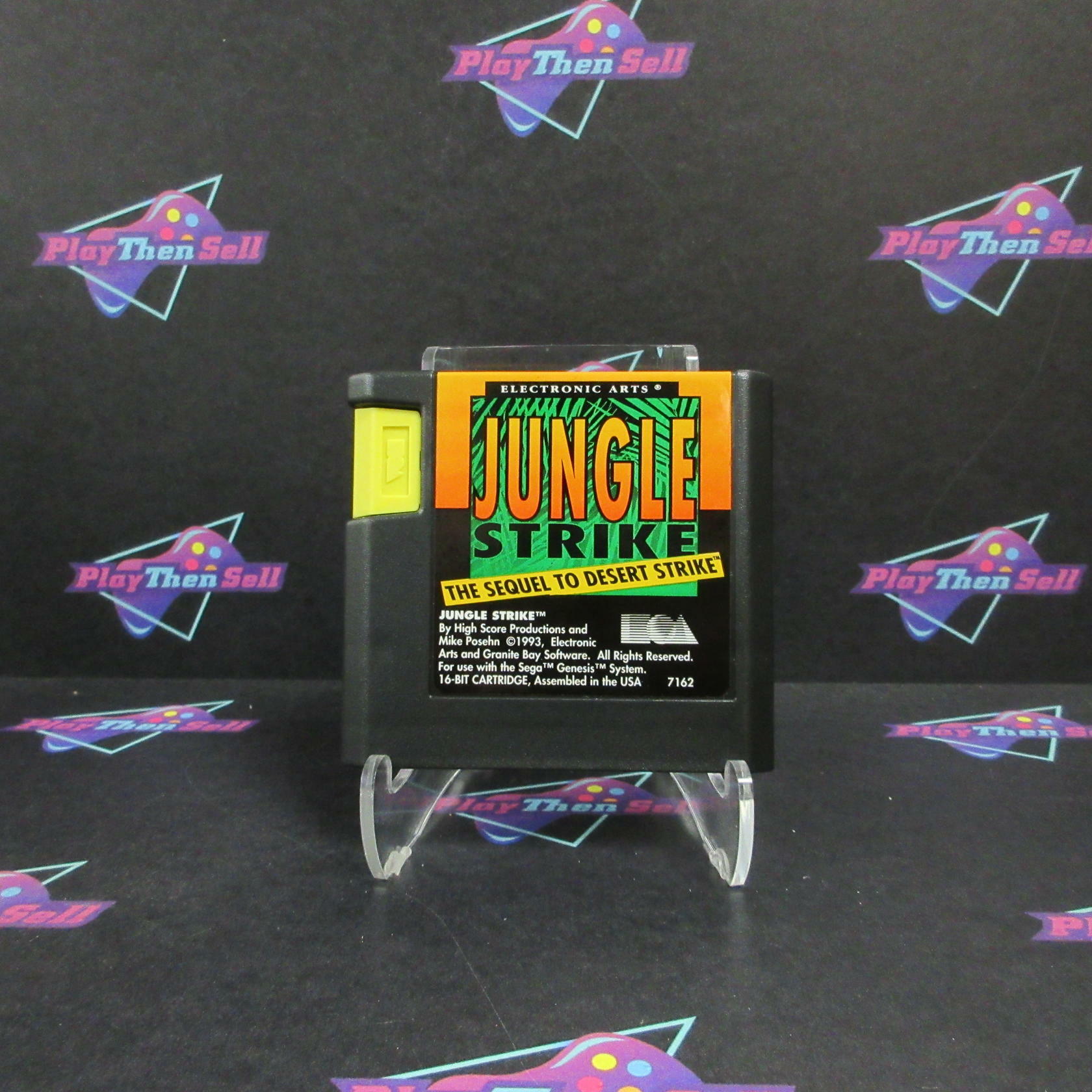 Jungle Strike Sega Genesis + Reg Card / Poster Complete - Refurbished