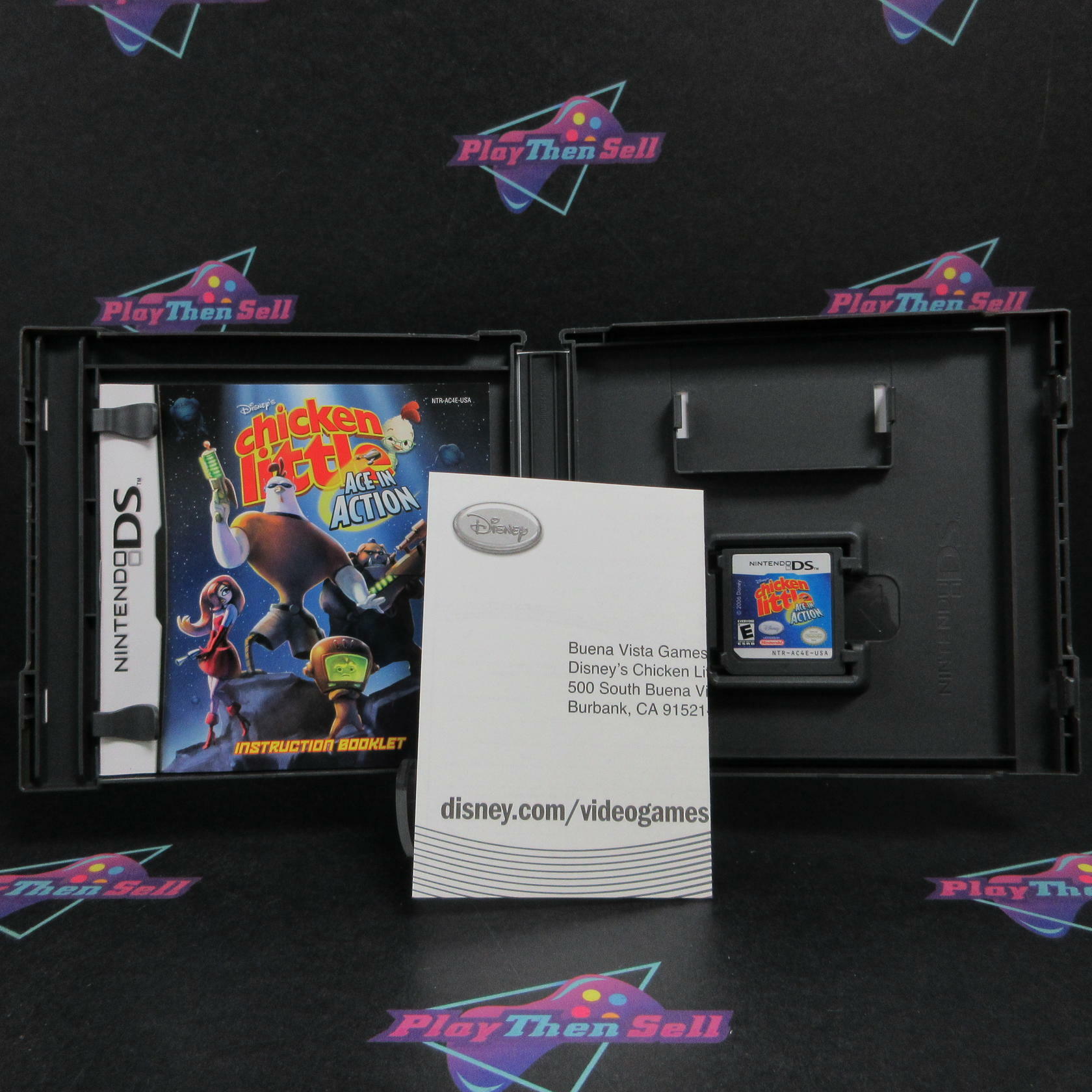 Chicken Little Ace in Action Nintendo DS + Reg Card Complete - Excellent