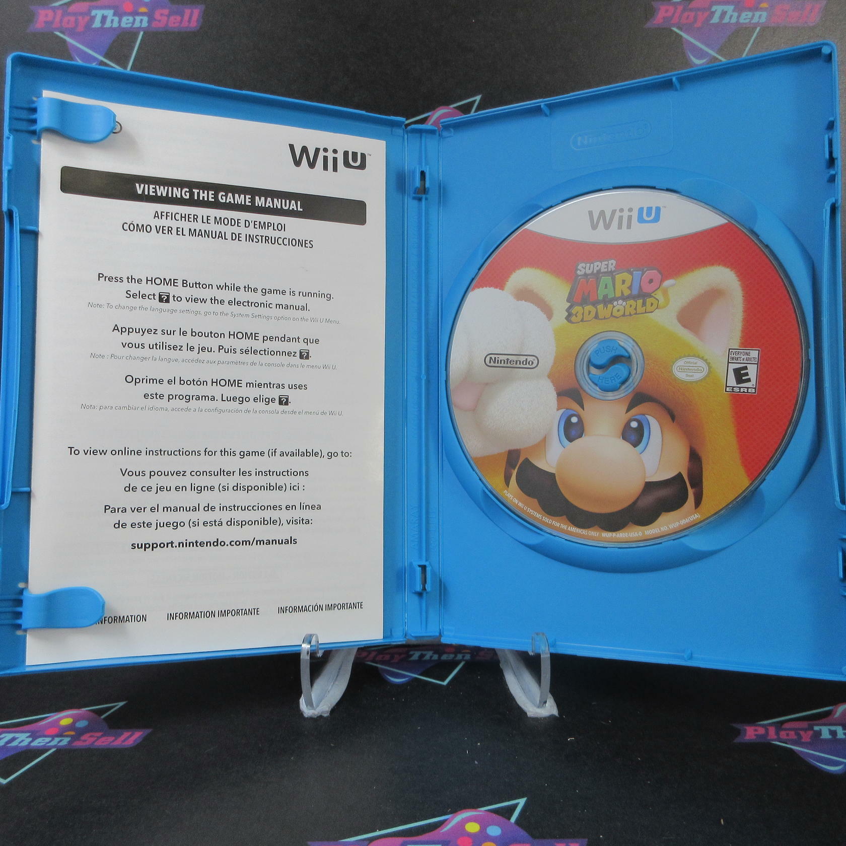 Super Mario 3D World Nintendo Wii U Nintendo Selects Complete - Refurbished