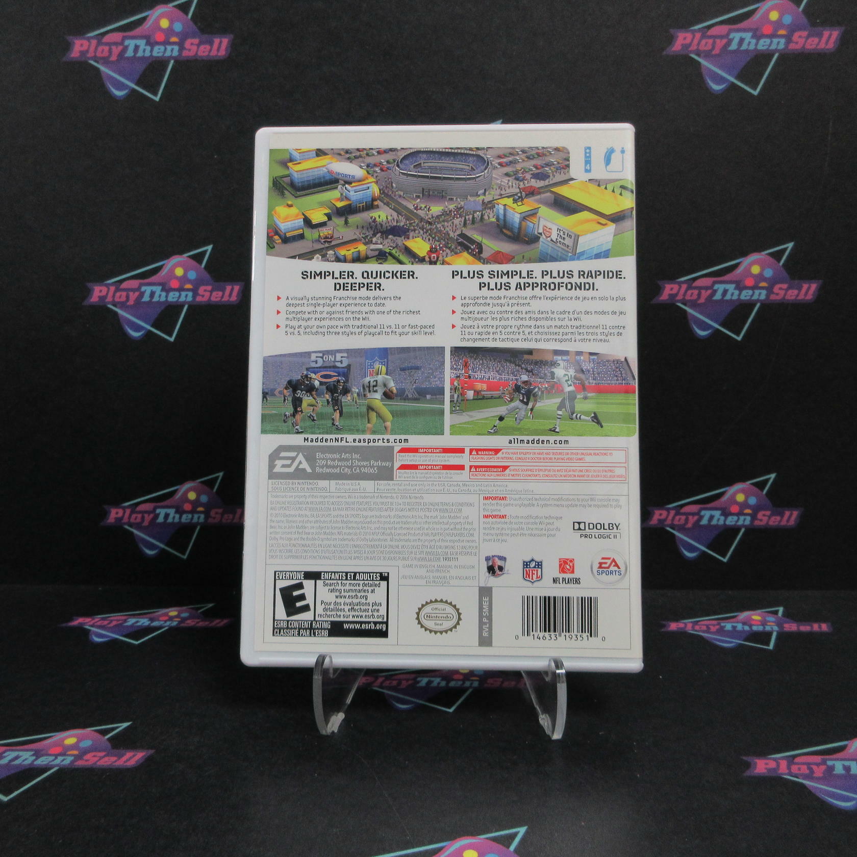 Madden NFL 11 Nintendo Wii Complete - Refurbished