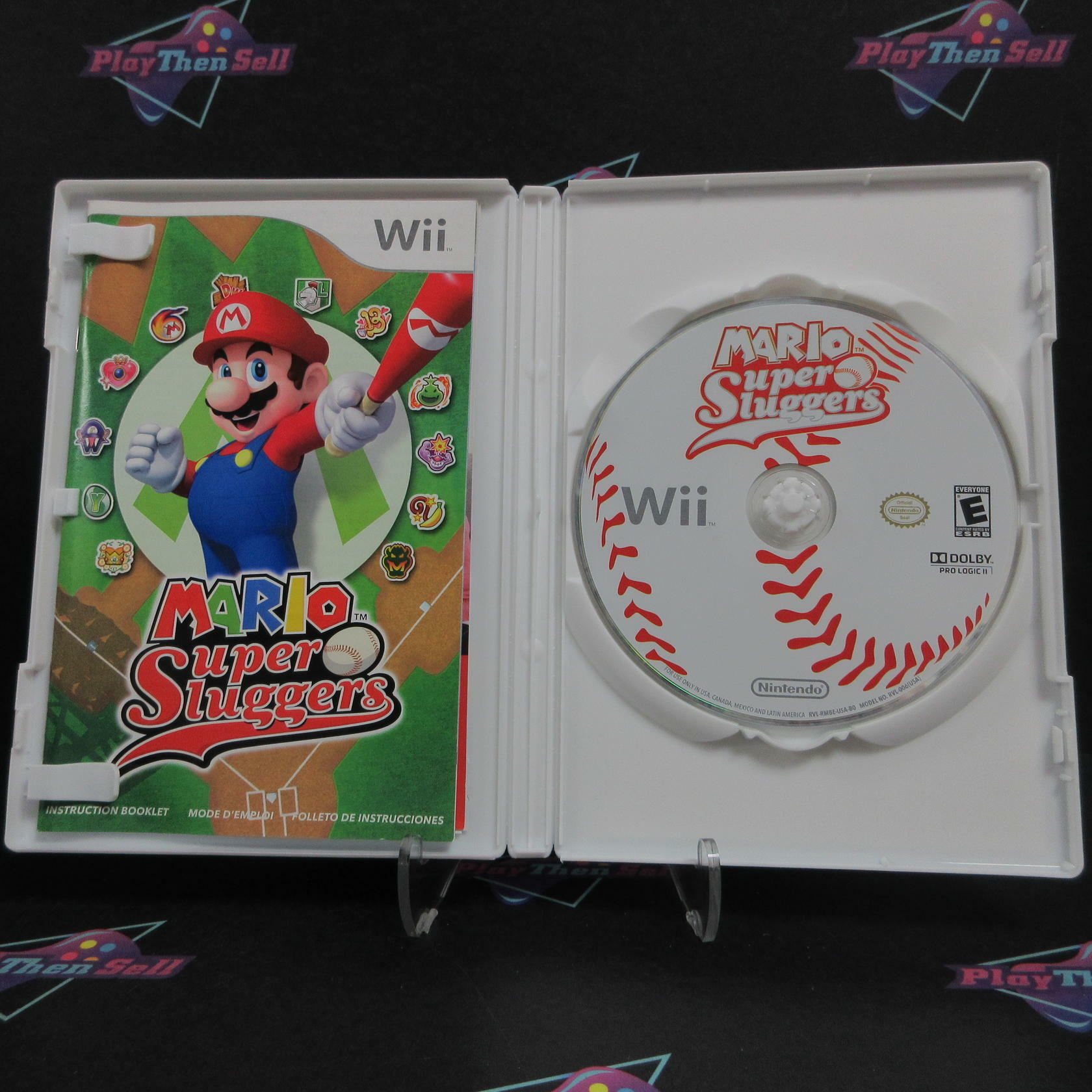 Mario Super Sluggers Nintendo Selects Nintendo Wii  Complete - Refurbished