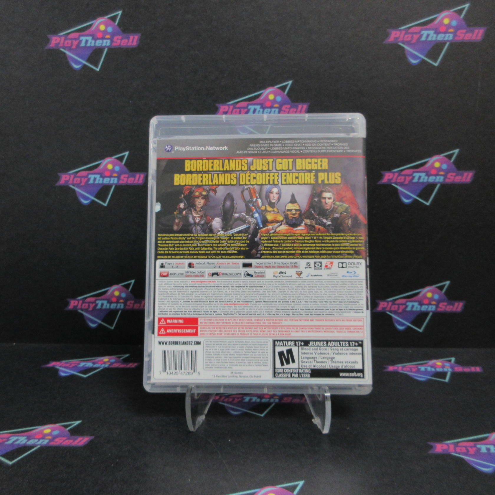 Borderlands 2 Add-On Content Pack PS3 PlayStation 3 Complete - Refurbished
