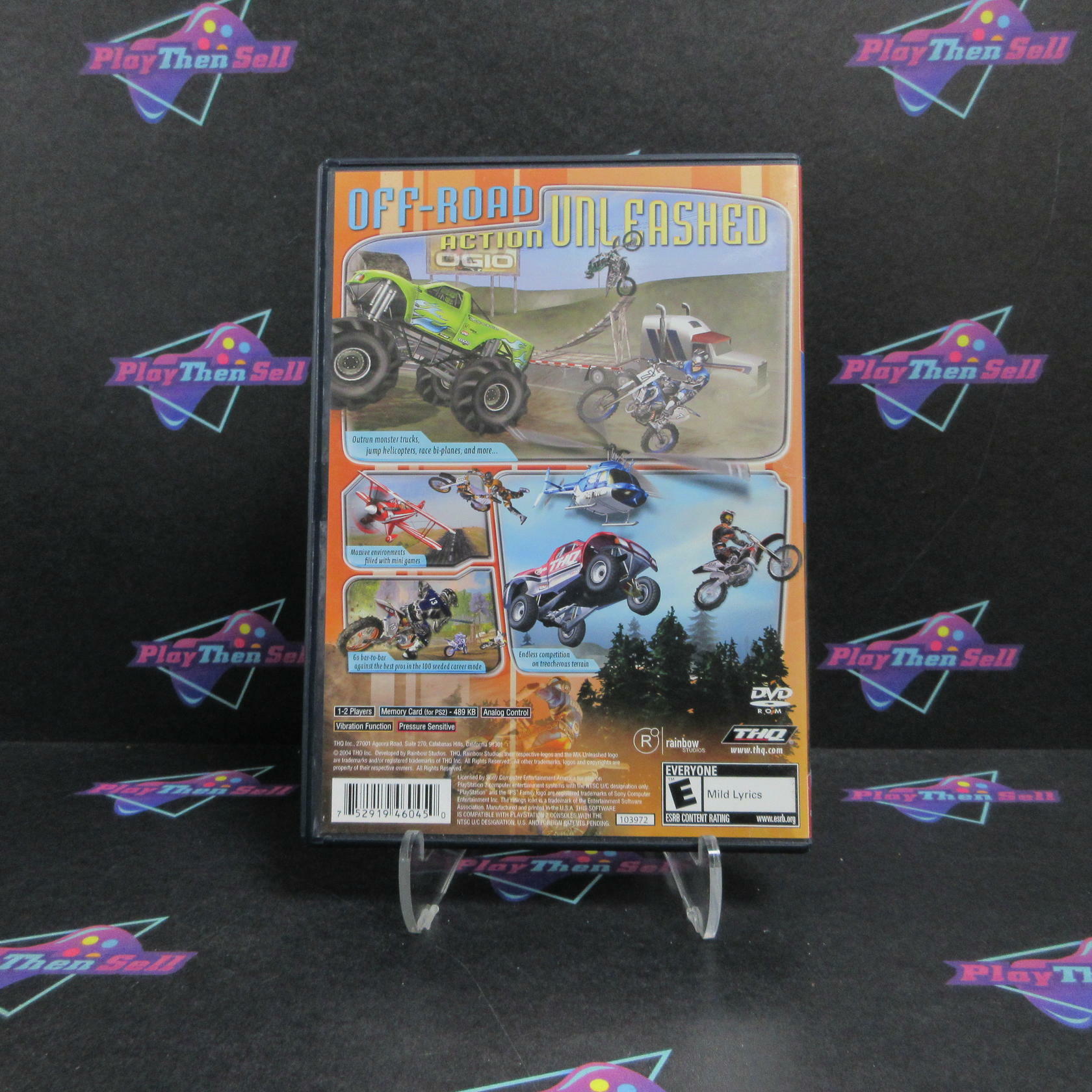 MX Unleashed PS2 PlayStation 2 GH Complete - Refurbished