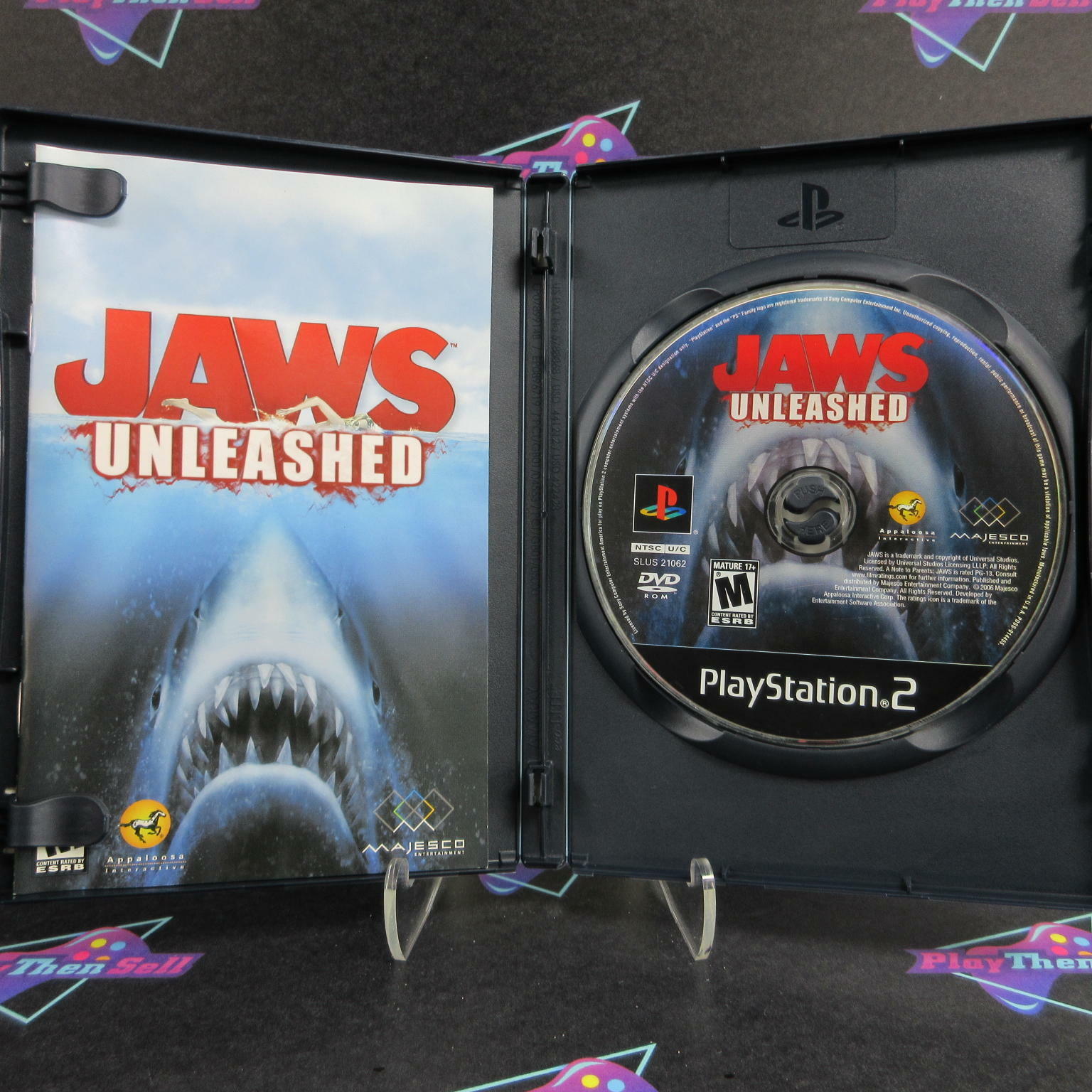 Jaws Unleashed PS2 PlayStation 2 Complete - Refurbished