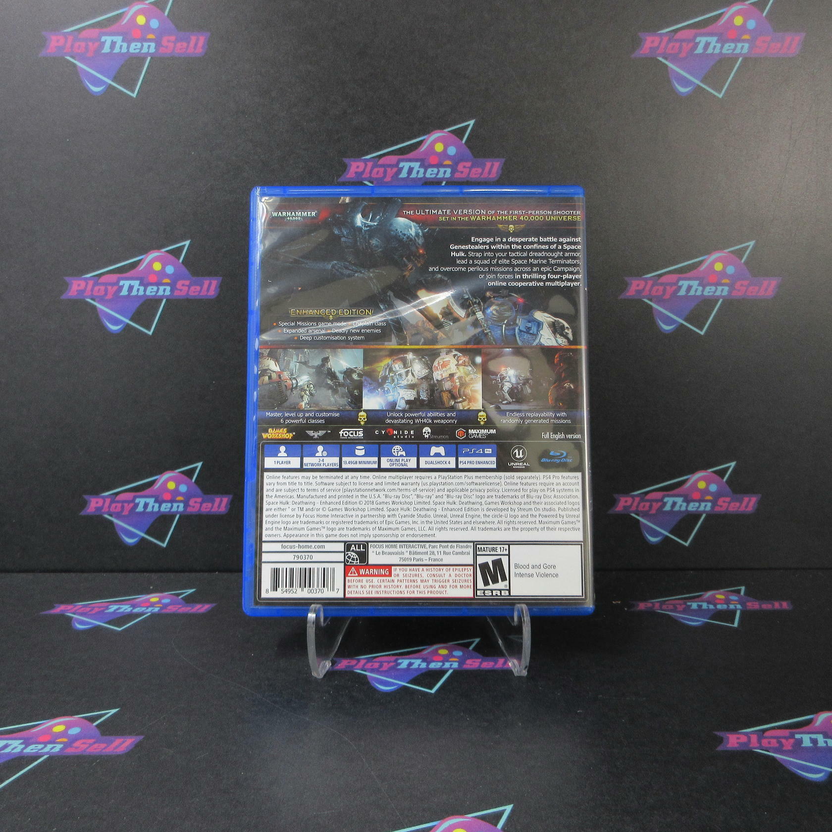 Space Hulk Deathwing Enhanced Edition PS4 PlayStation 4 Complete - Refurbished