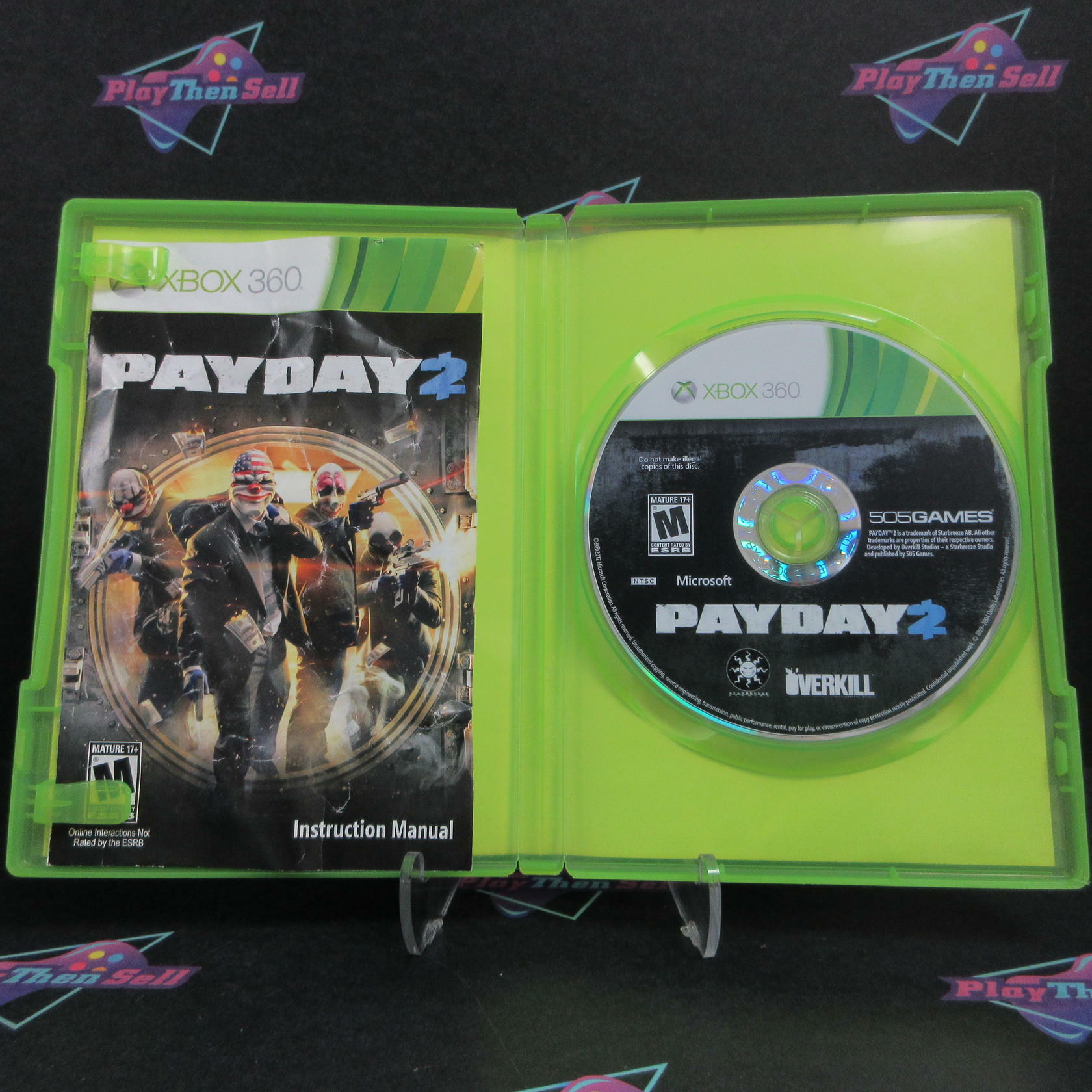 Payday 2 Xbox 360 AD/MD Complete CIB - Very Good