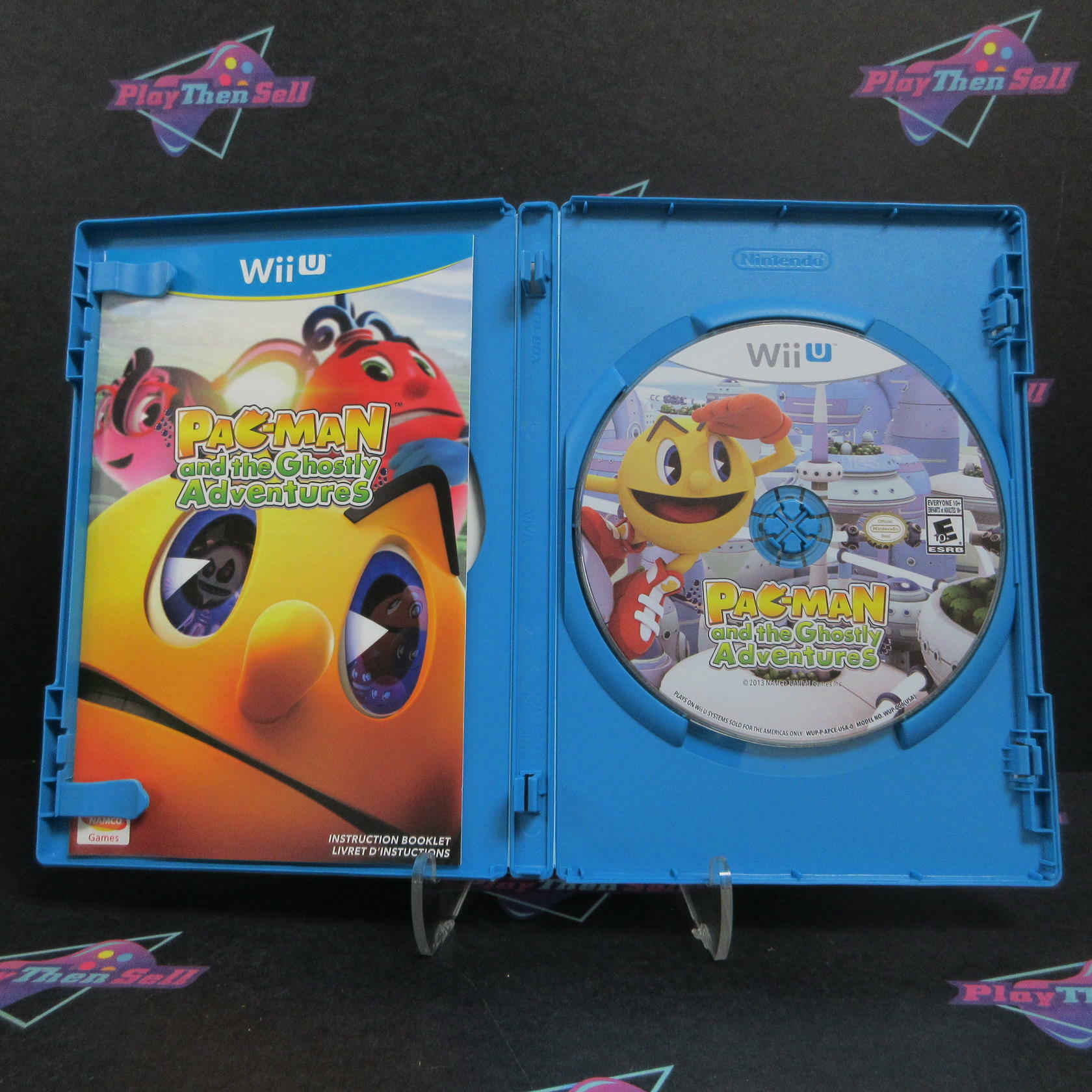 Pac-Man and the Ghostly Adventures Nintendo Wii U AD Complete CIB - Very Good