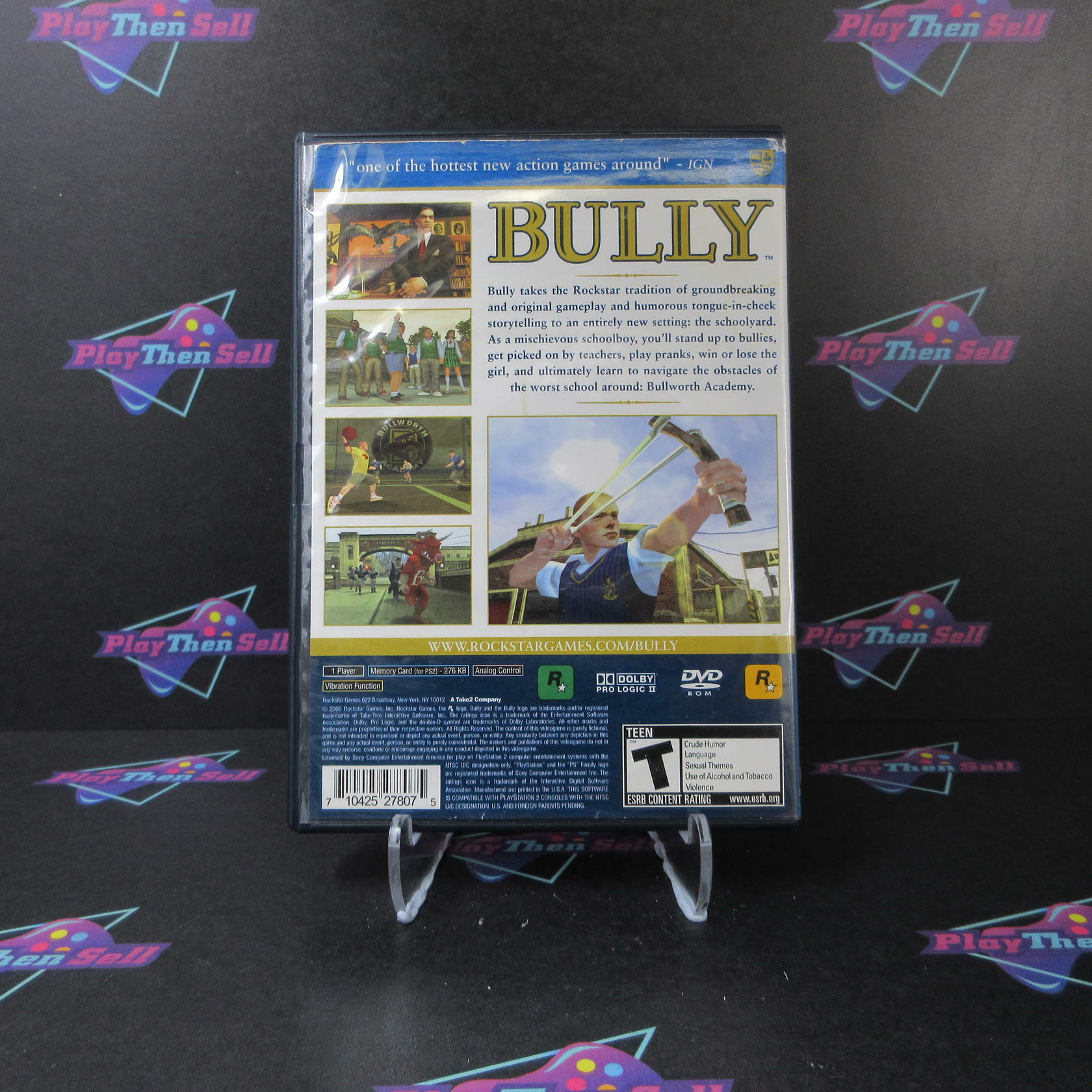 Bully PS2 PlayStation 2 AD/MD Complete CIB - Very Good