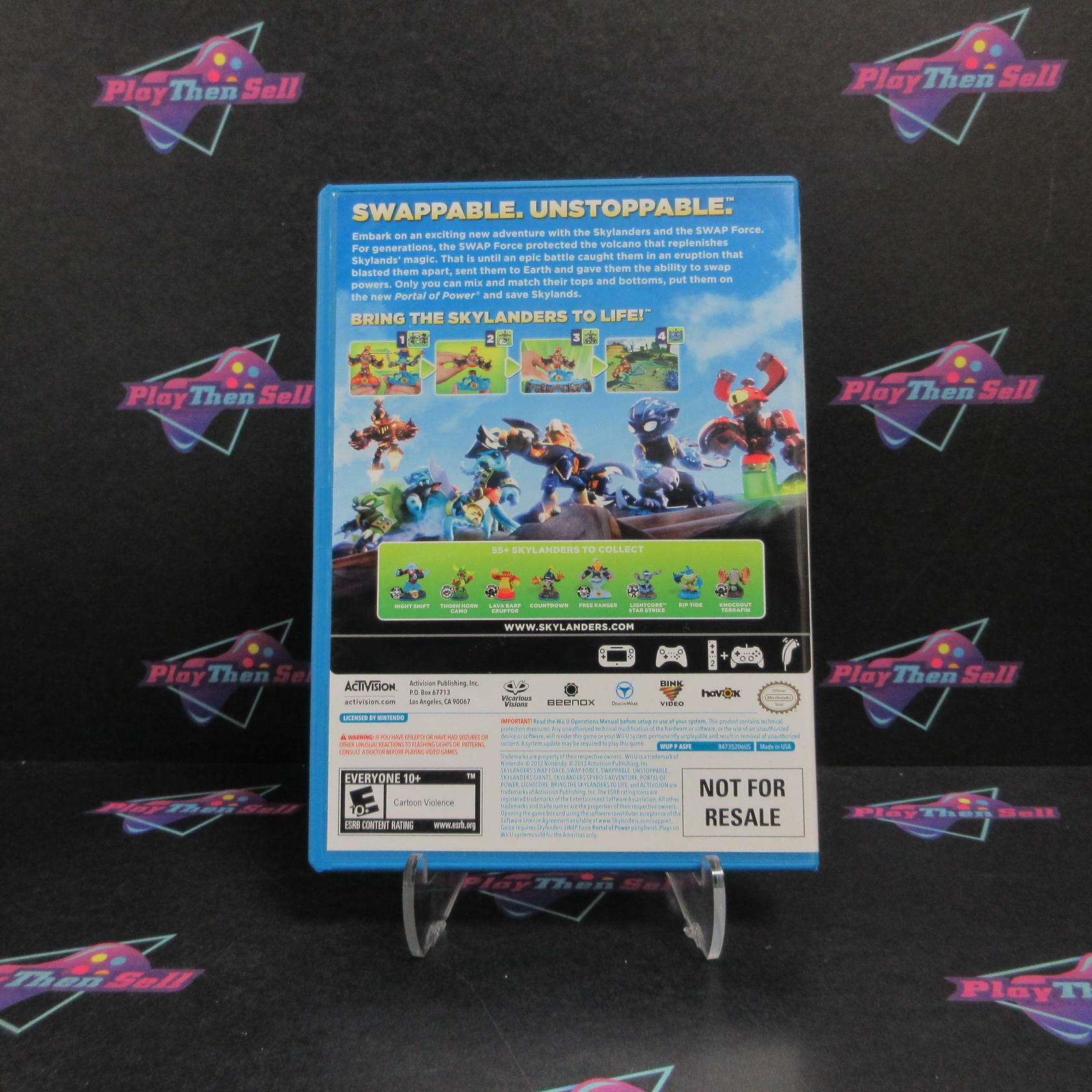 Skylanders Swap Force Nintendo Wii U AD - Very Good