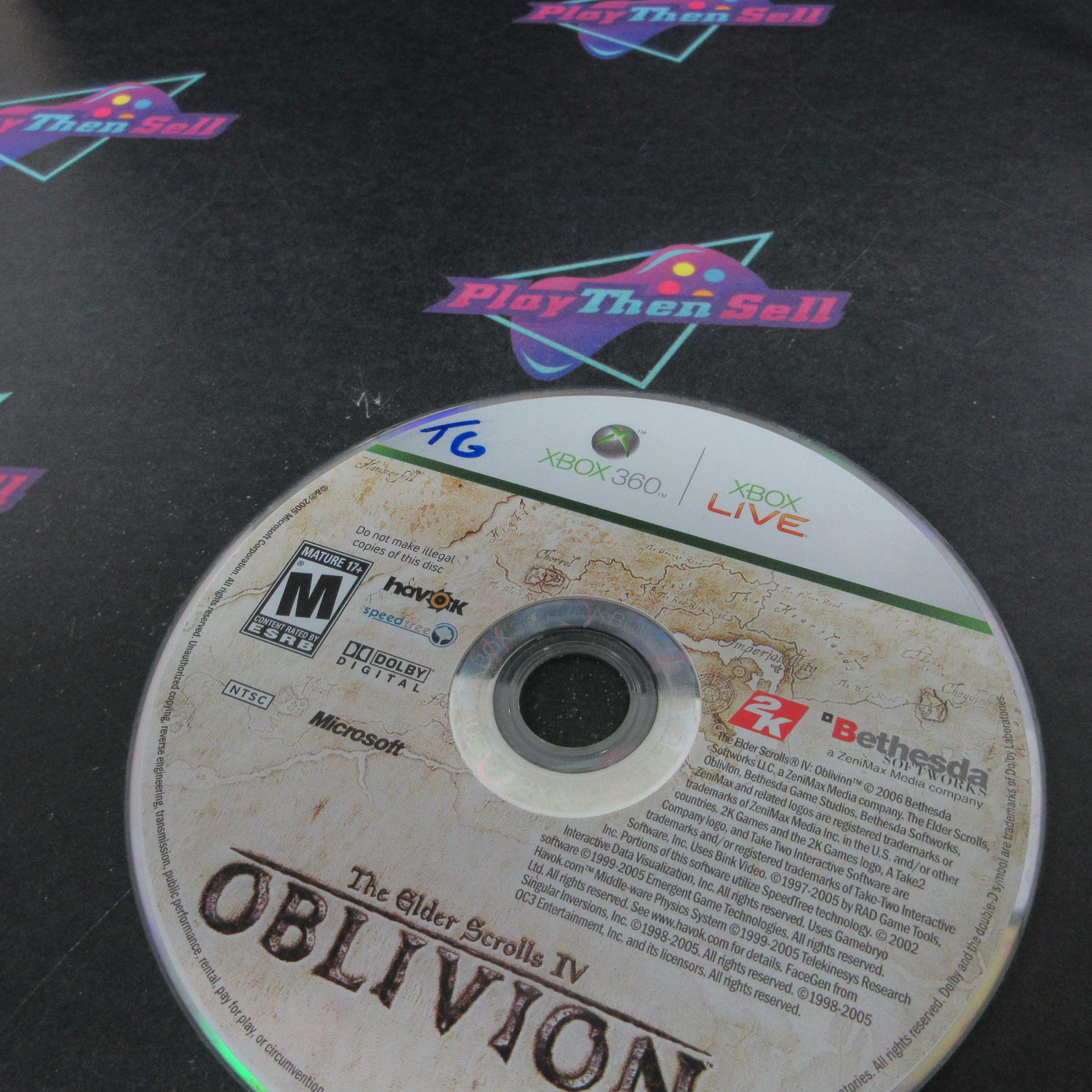 Elder Scrolls IV Oblivion Xbox 360 DD Complete CIB - Very Good
