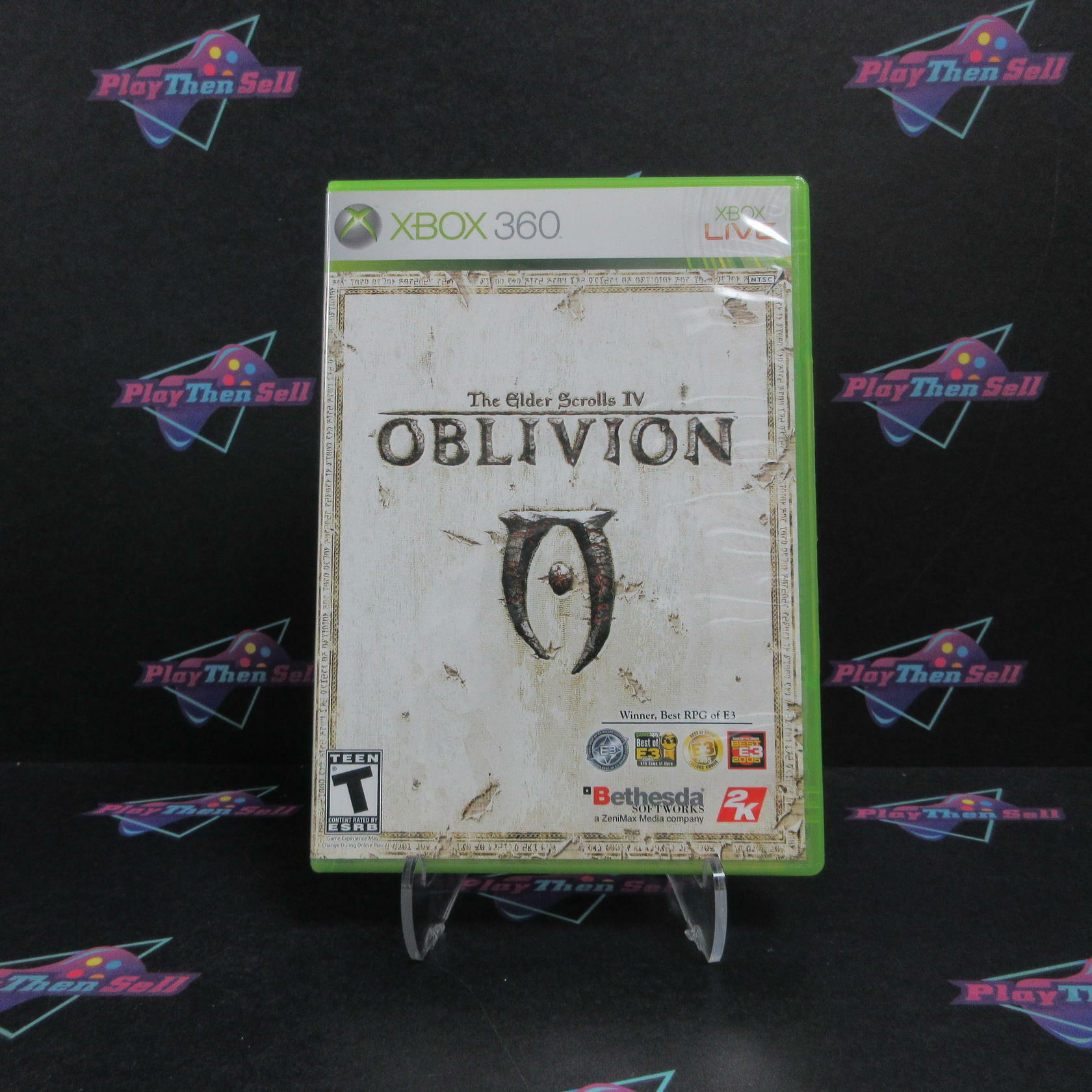Elder Scrolls IV Oblivion Xbox 360 DD Complete CIB - Very Good