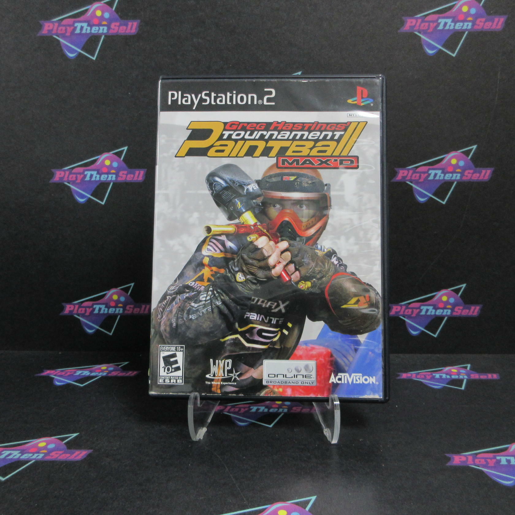 Greg Hastings' Tournament Paintball Max'D PS2 PlayStation 2 +Reg CIB - Refurbished