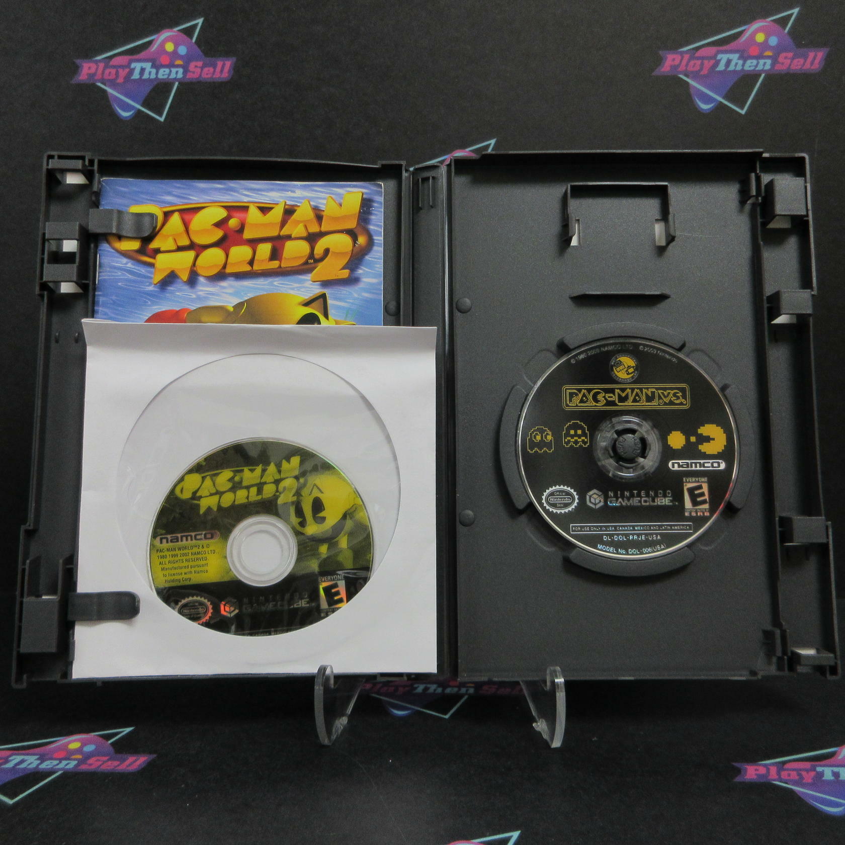 Pac-Man Vs + Pac-Man World 2 Nintendo GameCube Player's Choice CIB - Refurbished