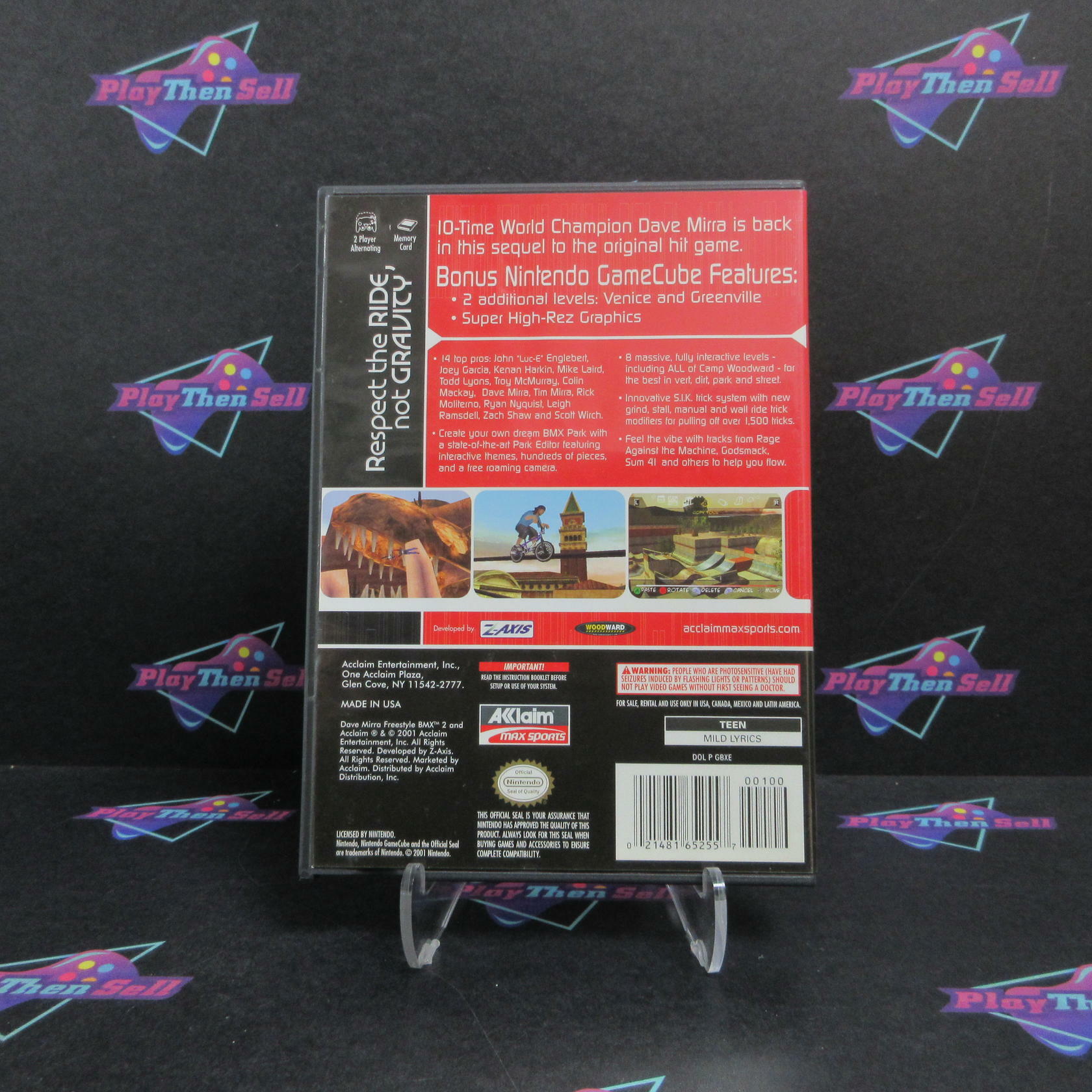 Dave Mirra Freestyle BMX 2 Nintendo GameCube Complete - Refurbished