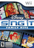Disney Sing It Family Hits Nintendo Wii + Poster Complete - Refurbished