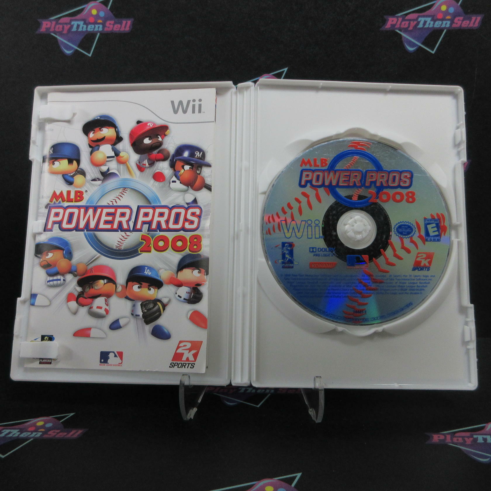 MLB Power Pros 2008 Nintendo Wii Complete - Refurbished