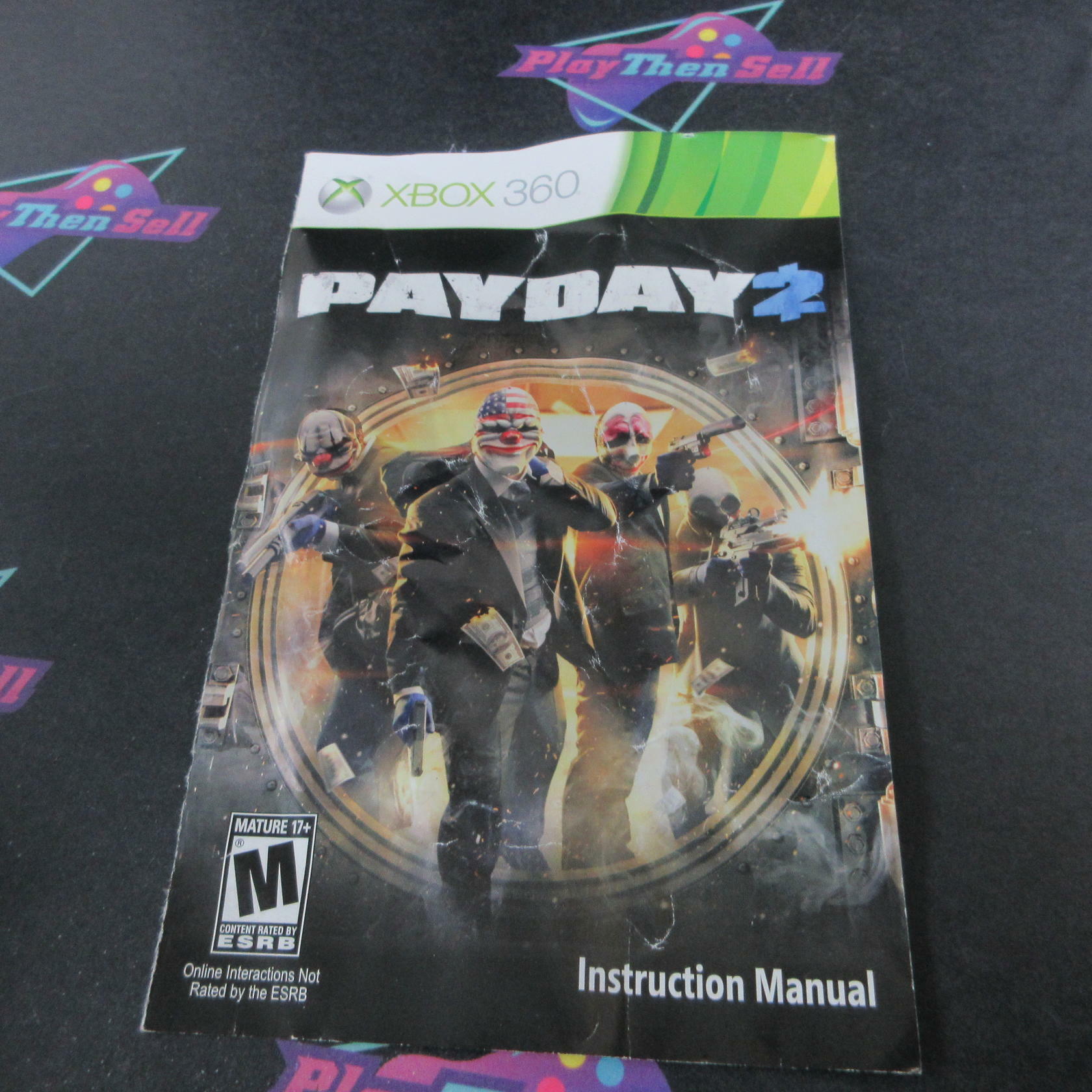 Payday 2 Xbox 360 AD/MD Complete CIB - Very Good