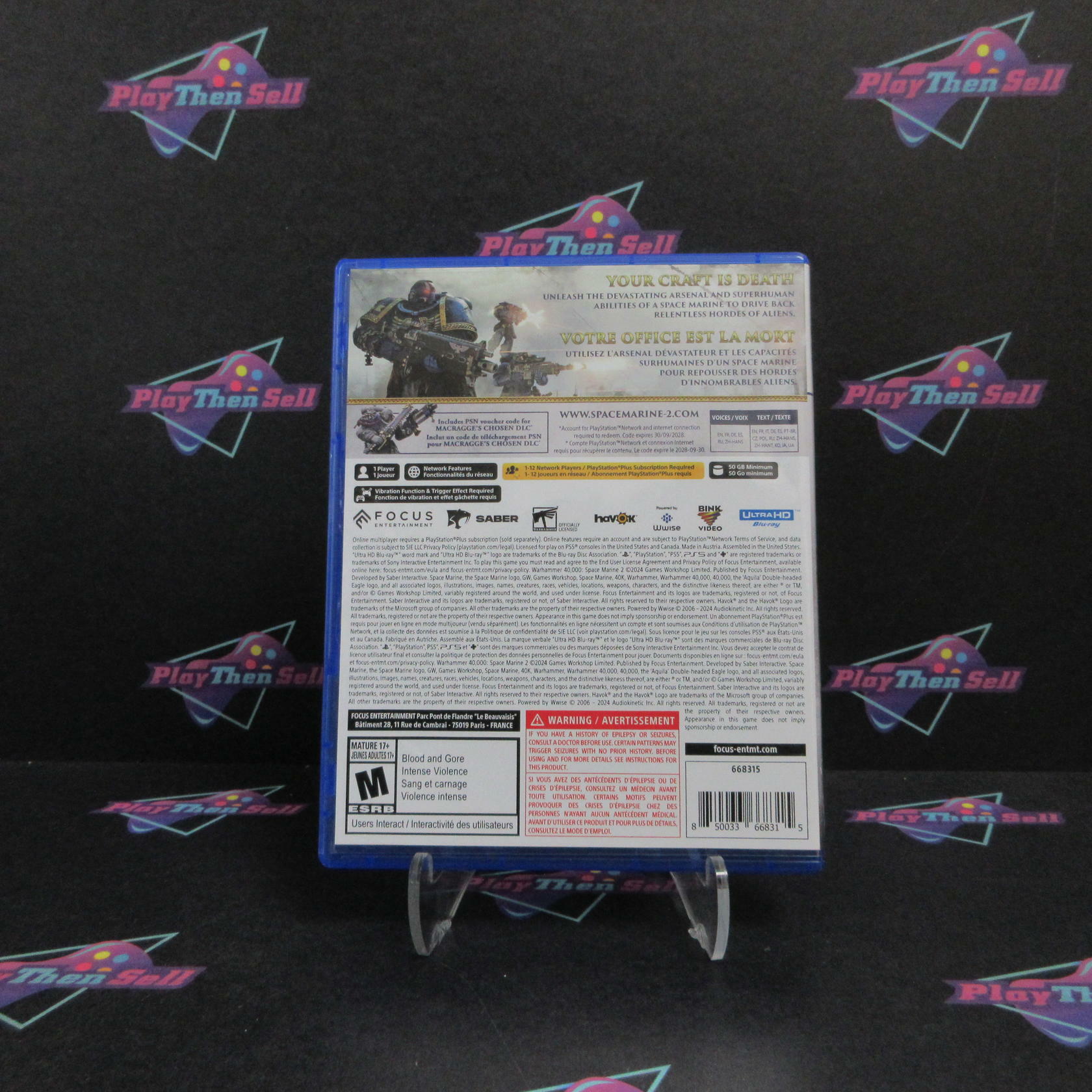 Warhammer 40,000 Space Marine 2 PS5 PlayStation 5 Complete - Refurbished