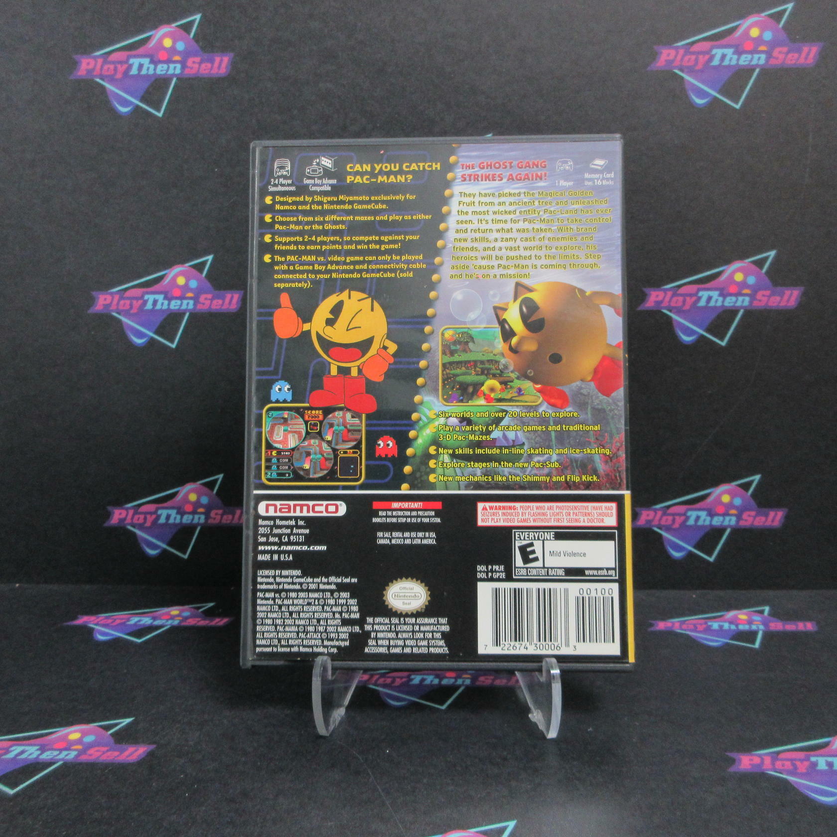 Pac-Man Vs + Pac-Man World 2 Nintendo GameCube Player's Choice CIB - Refurbished