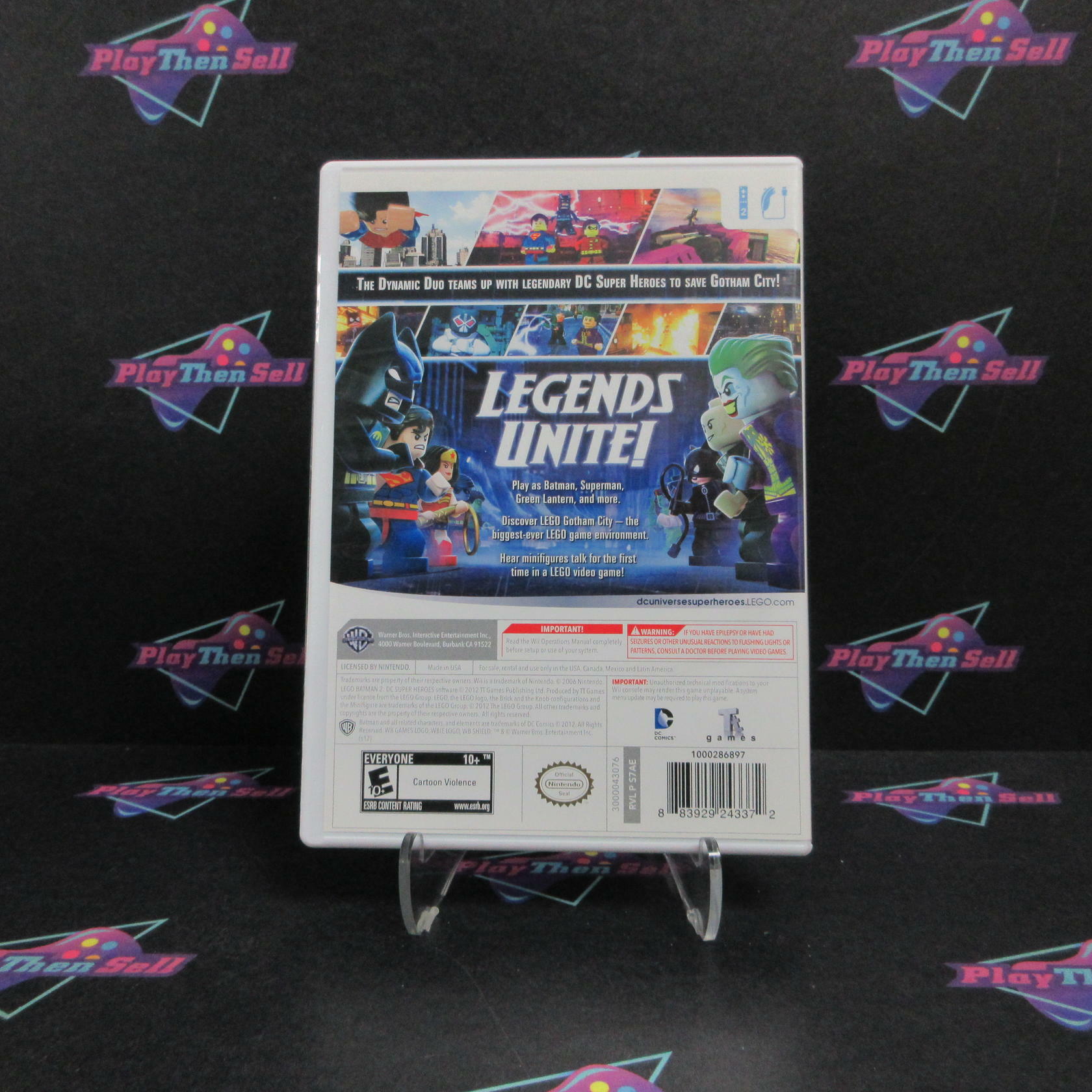 LEGO Batman2 DC Super Heroes Nintendo Wii Complete - Refurbished