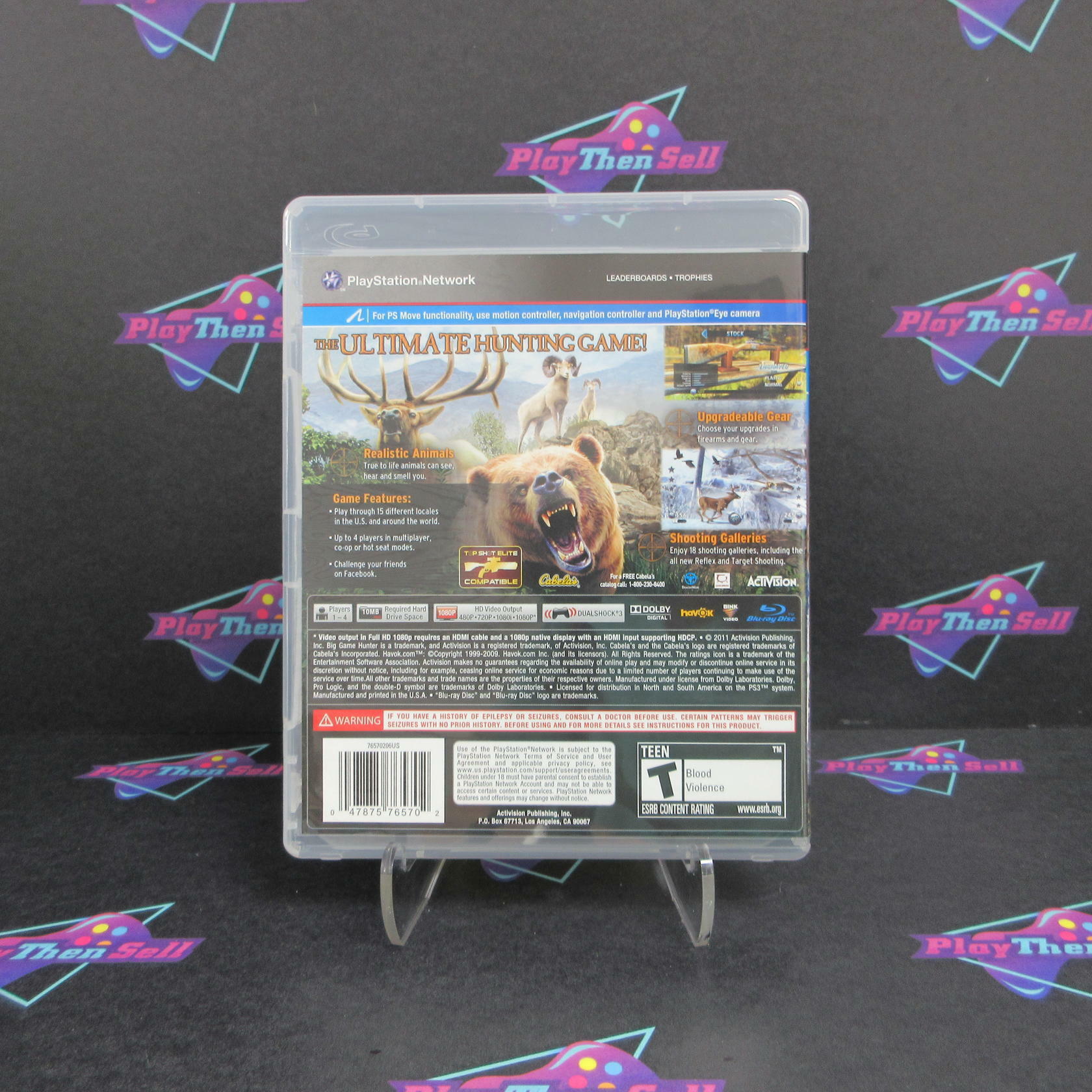 Cabela's Big Game Hunter 2012 PS3 PlayStation 3 Complete - Refurbished