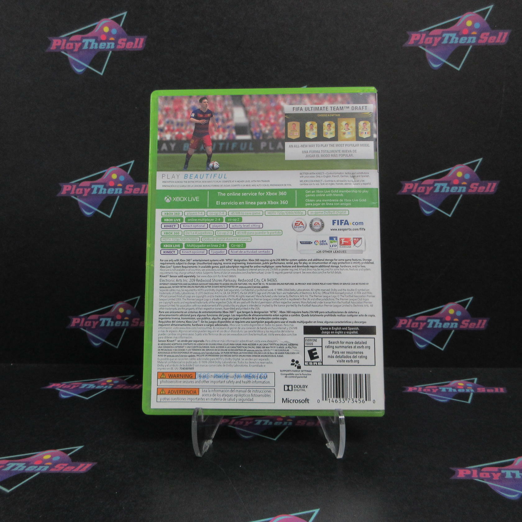 FIFA 16 Xbox 360 AD Complete CIB - Very Good