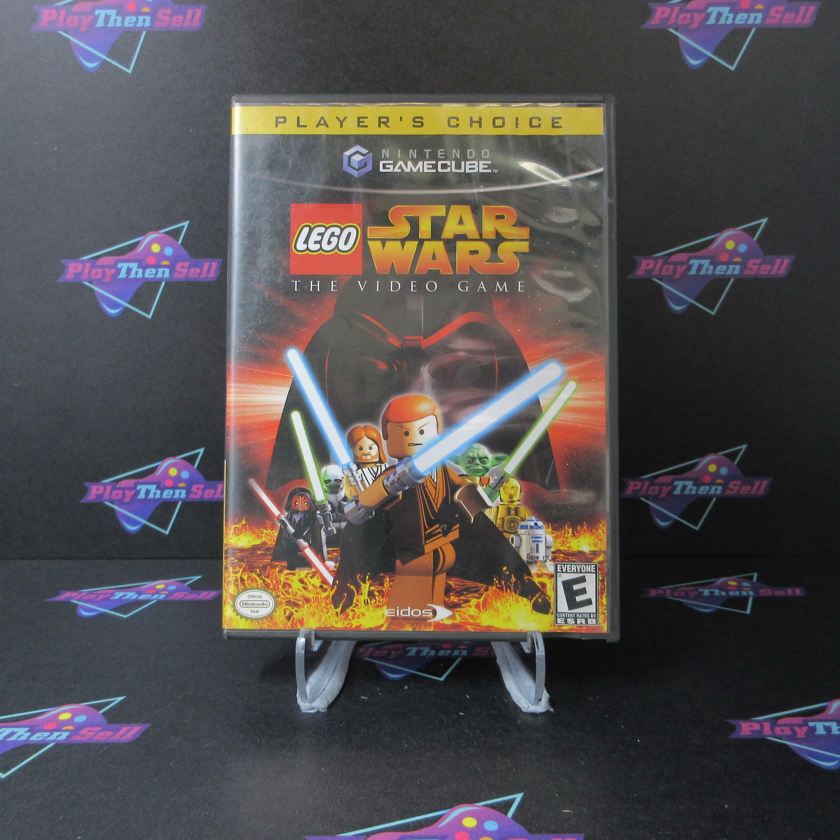 Lego Star Wars the Video Game Player's Choice Nintendo Gamecube AD Complete CIB - Very Good