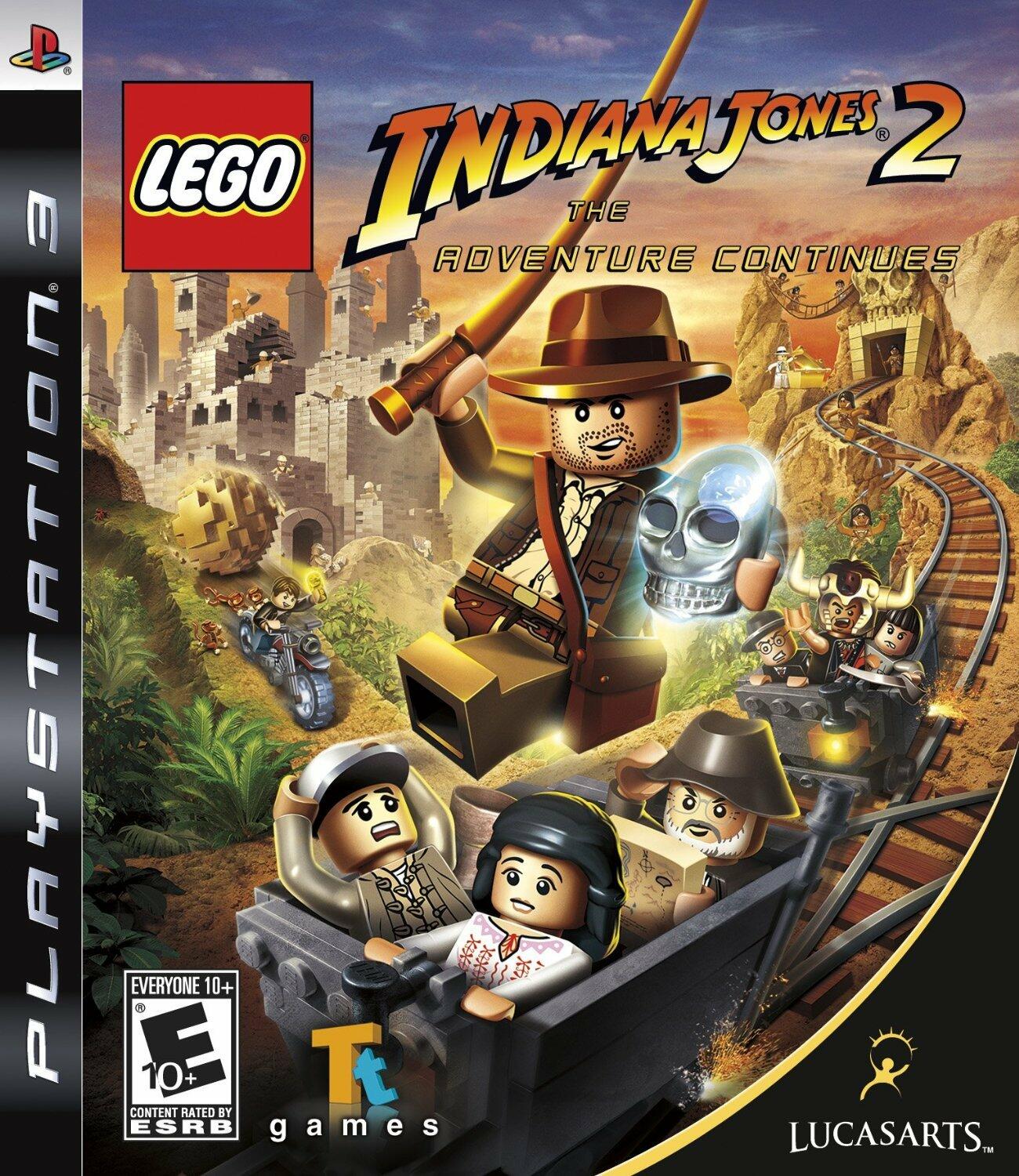 Lego Indiana Jones 2 The Adventure Continues PS3 PlayStation 3 AD Complete CIB - Very Good