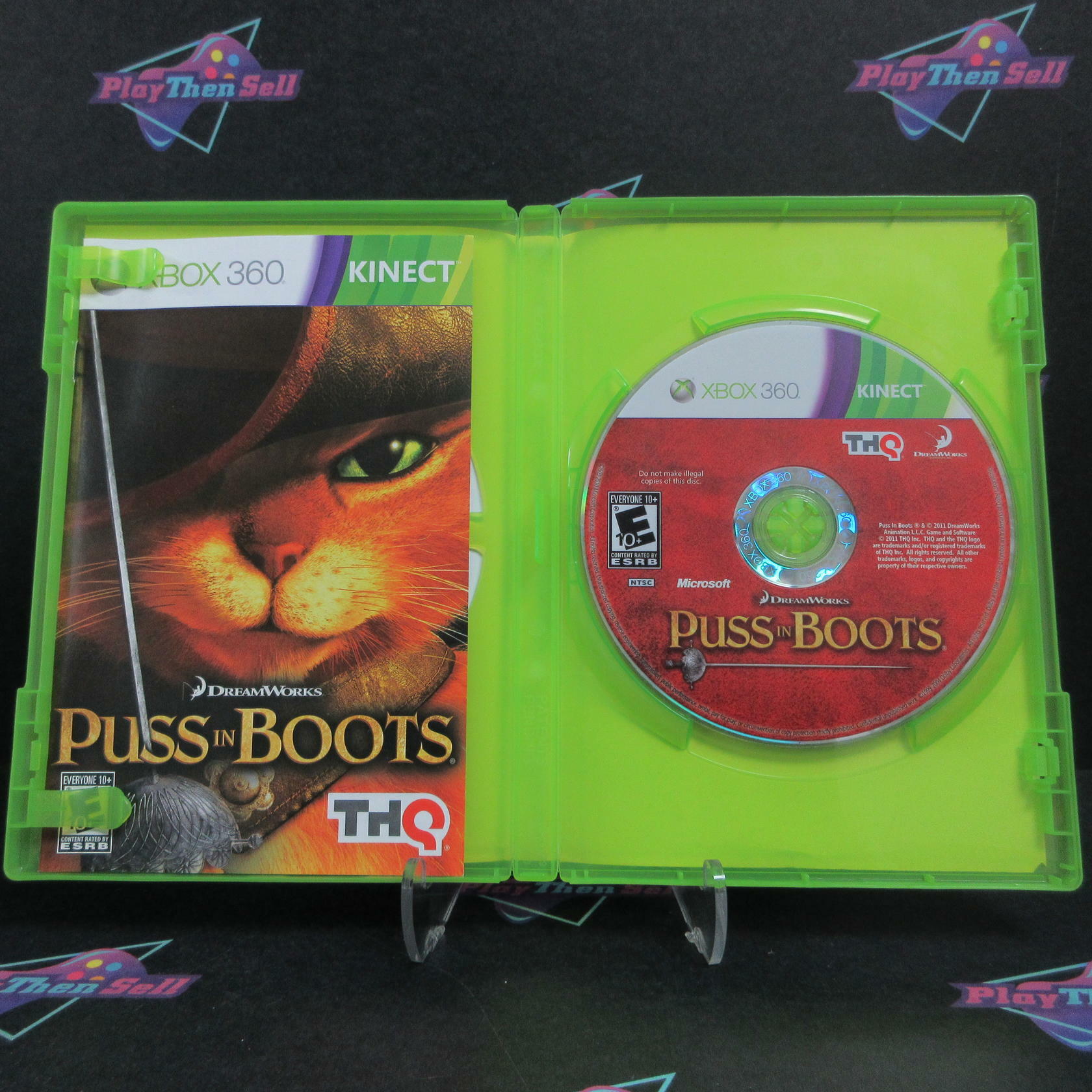 Puss in Boots Xbox 360 AD Complete CIB - Very Good