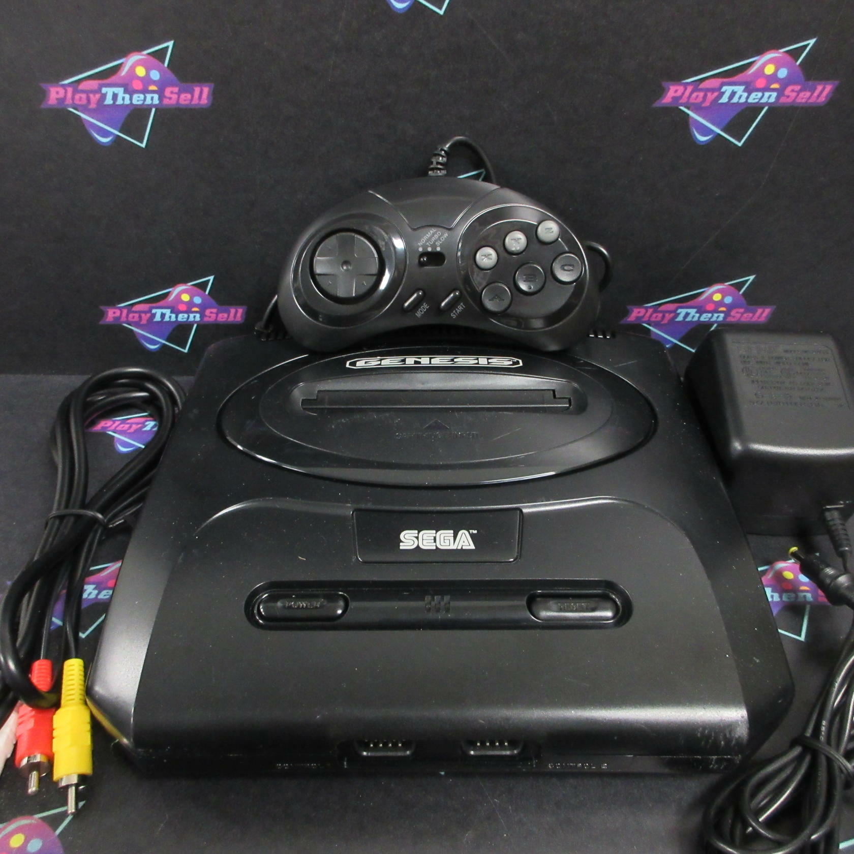 Refurbished Sega Genesis Model 2 Console + New 6 Button Controller Bundle VG - Refurbished