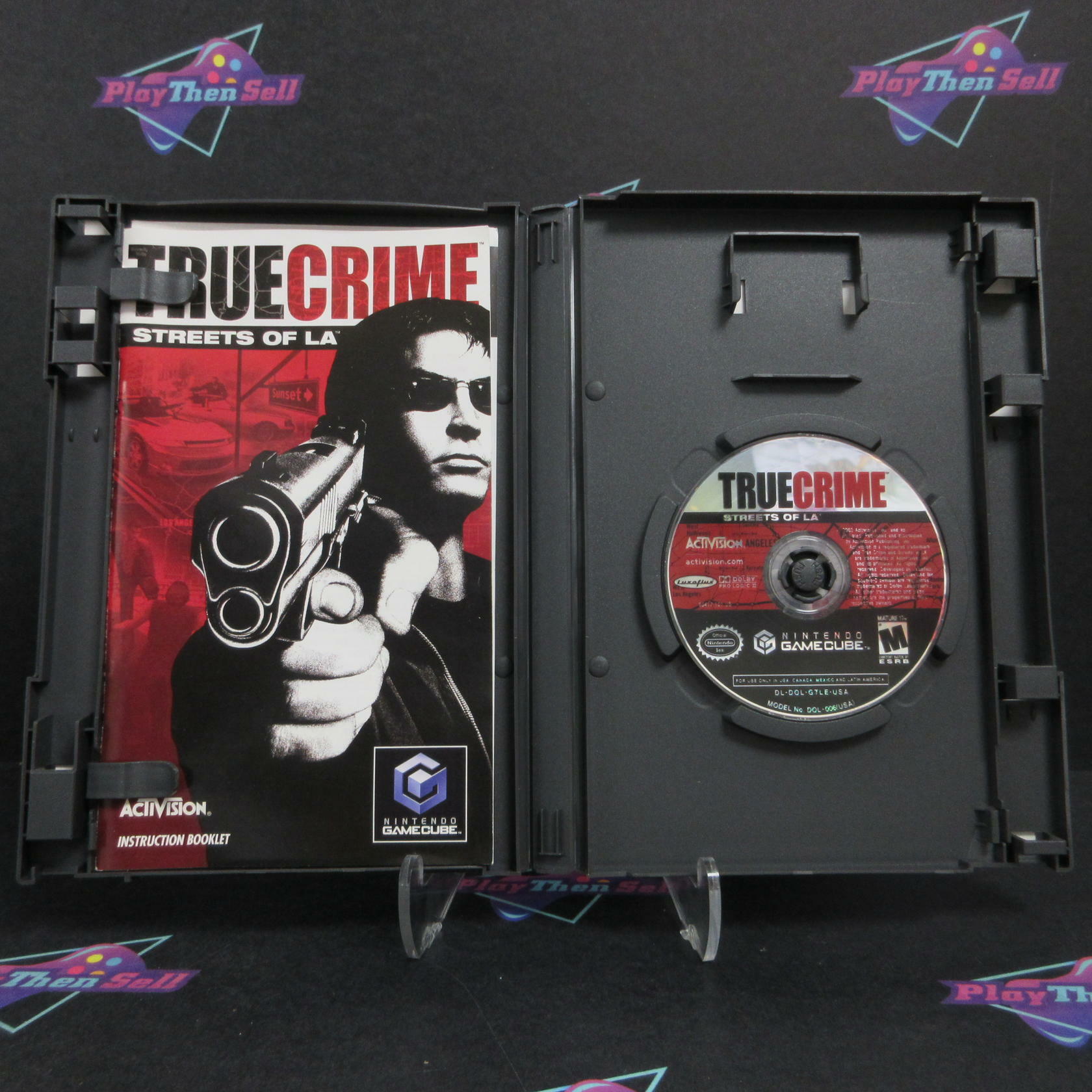True Crime Streets of LA Nintendo GameCube AD Complete CIB - Very Good