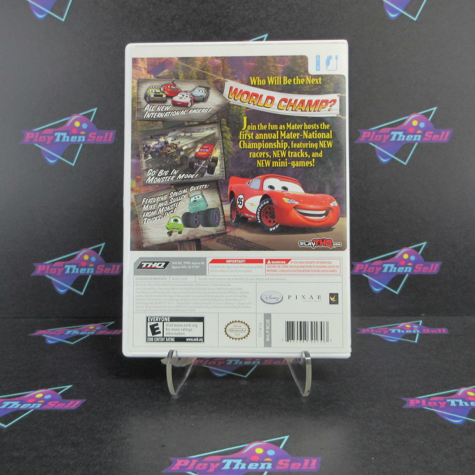 Cars Mater-National Nintendo Wii Complete - Refurbished