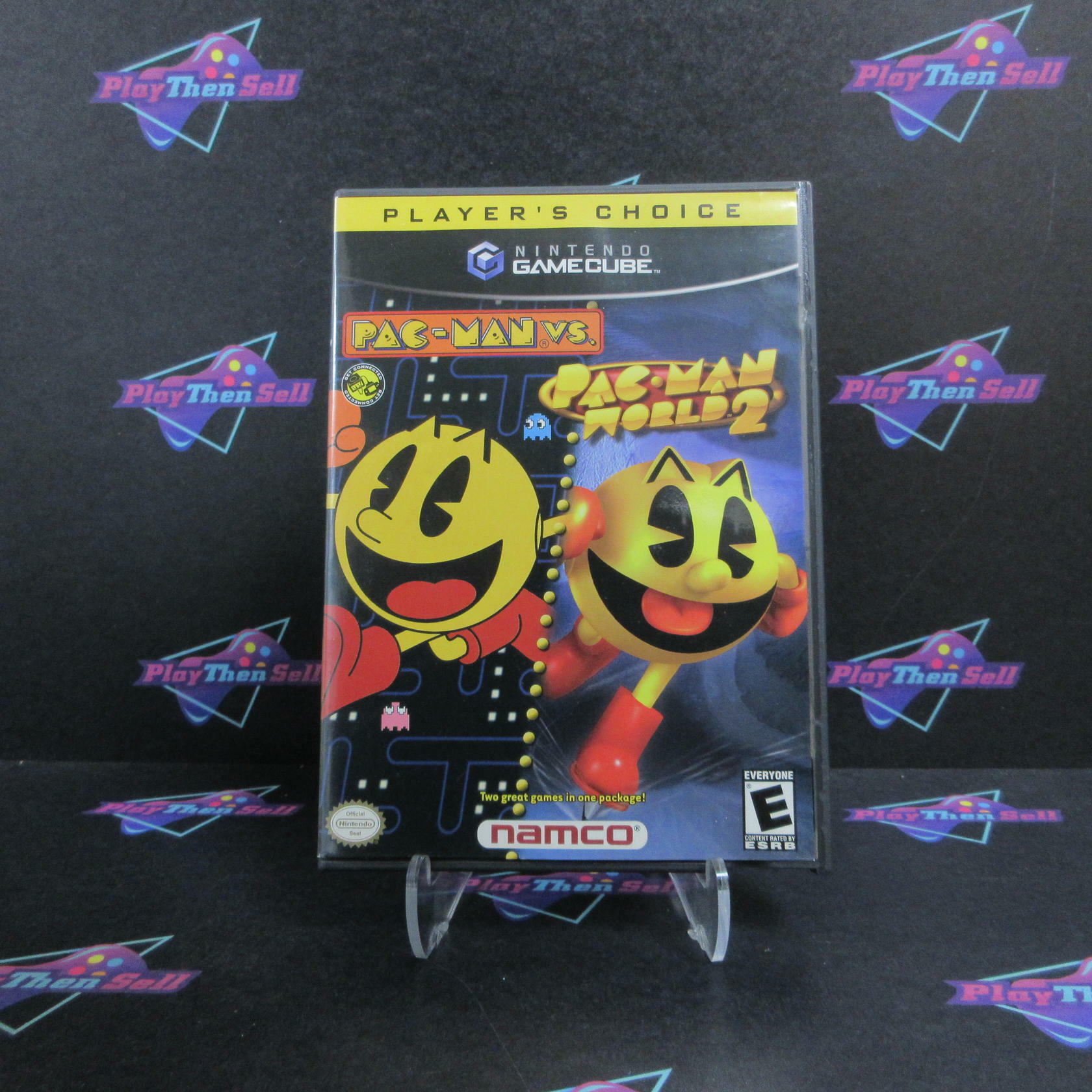 Pac-Man Vs + Pac-Man World 2 Nintendo GameCube Player's Choice CIB - Refurbished