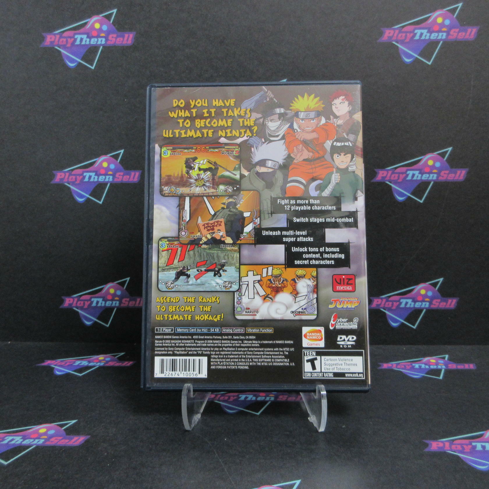 Naruto Ultimate Ninja PS2 PlayStation 2 Complete - Refurbished