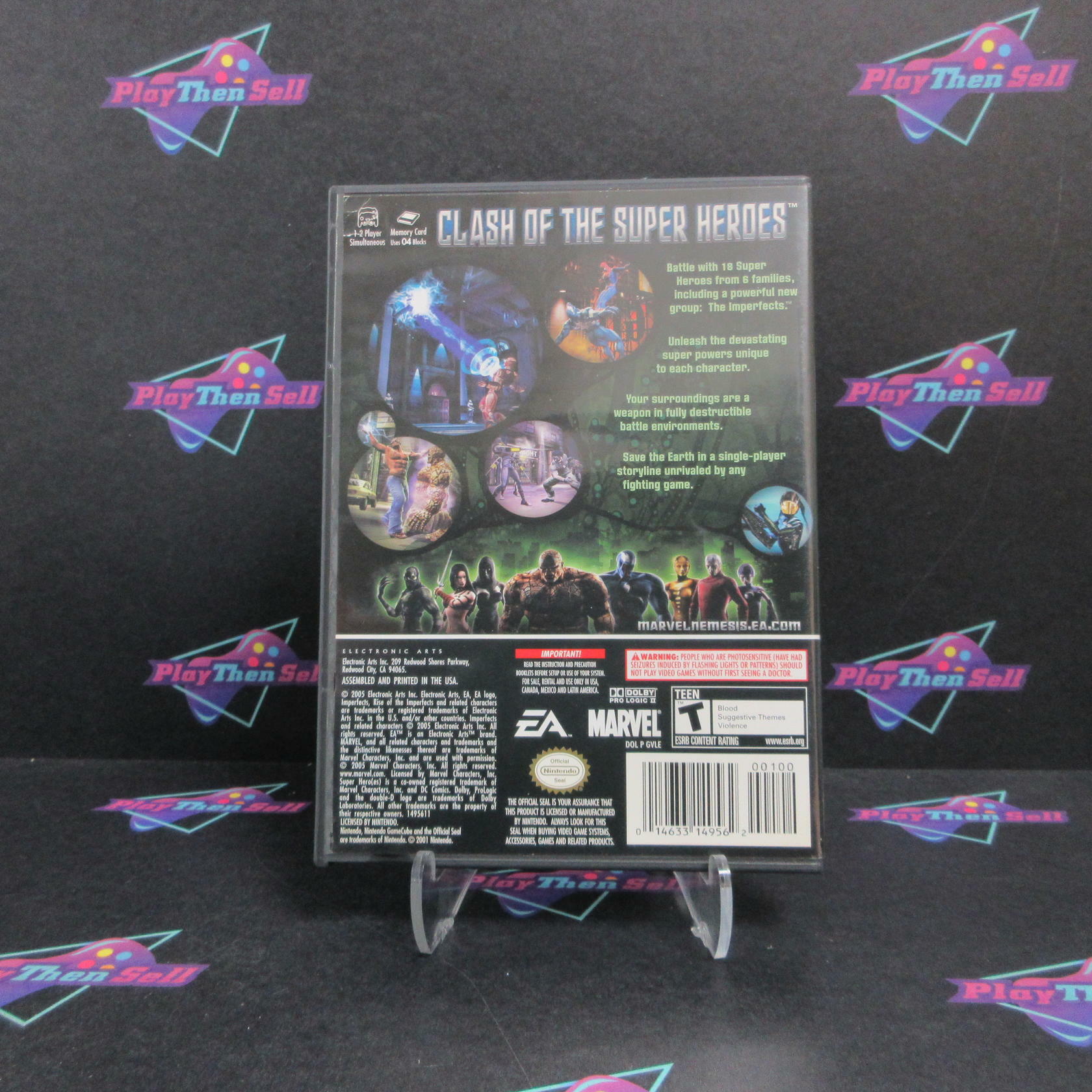 Marvel Nemesis Rise of the Imperfects Nintendo Gamecube Complete - Refurbished