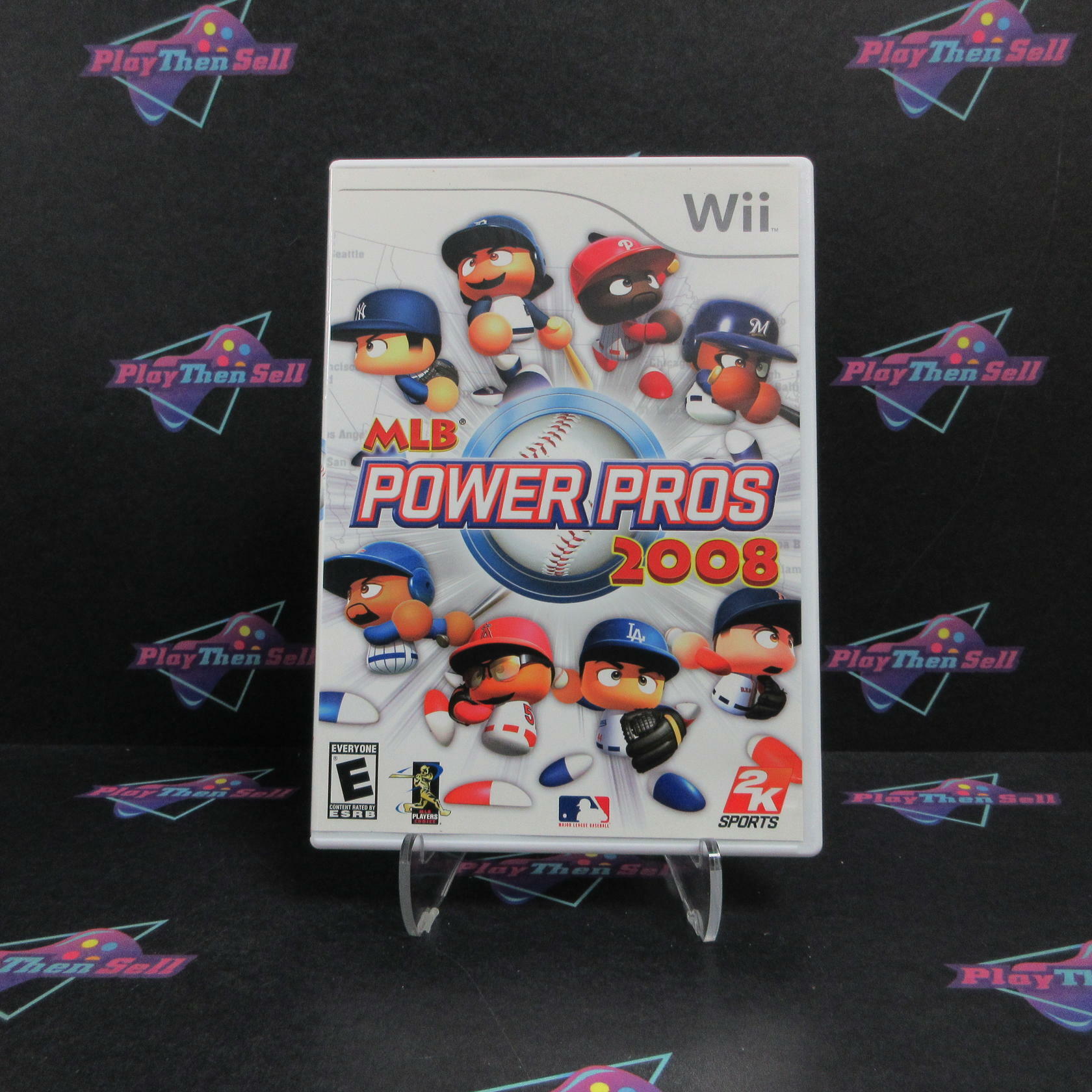 MLB Power Pros 2008 Nintendo Wii Complete - Refurbished