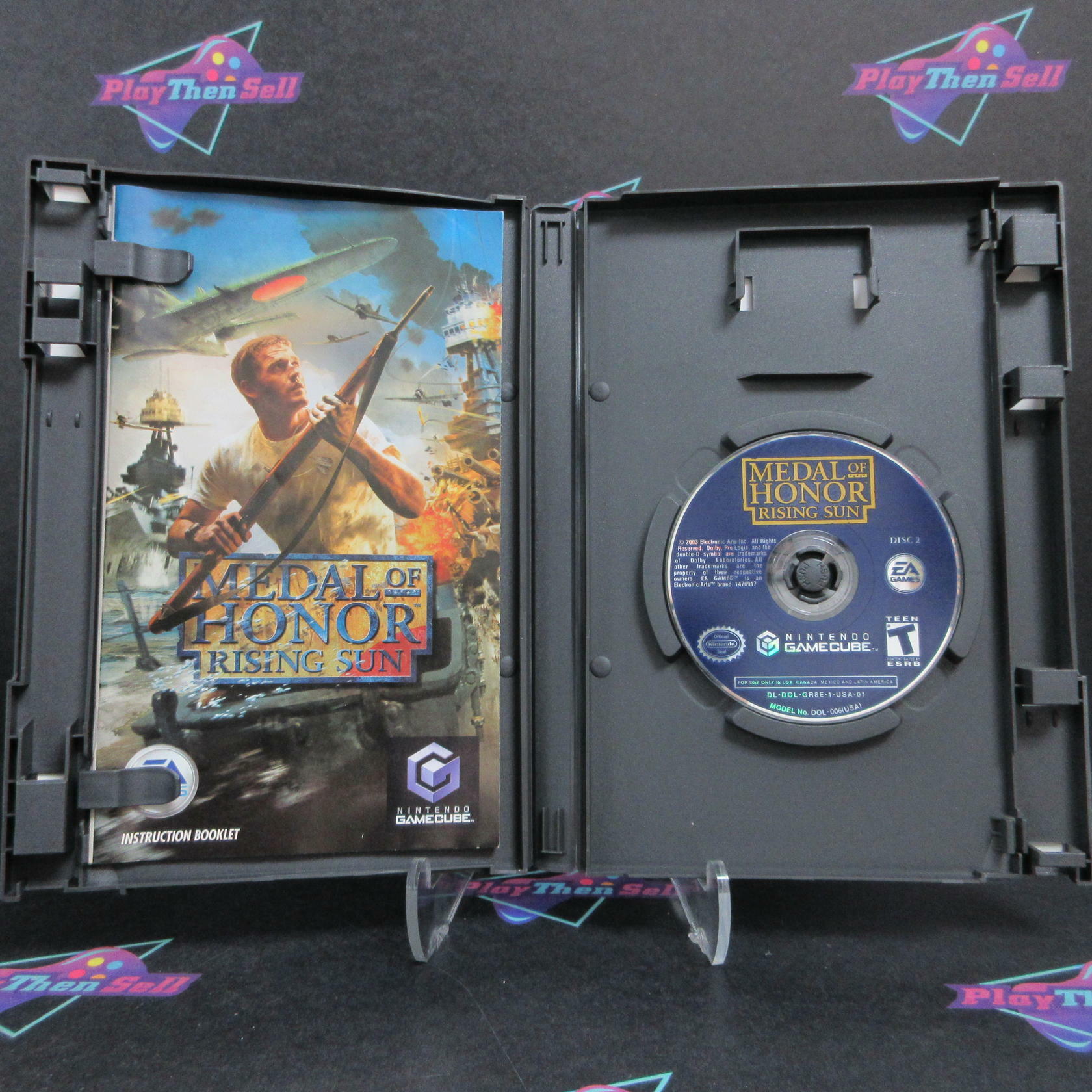 Medal of Honor Rising Sun Nintendo GameCube Player's Choice Complete - Refurbished