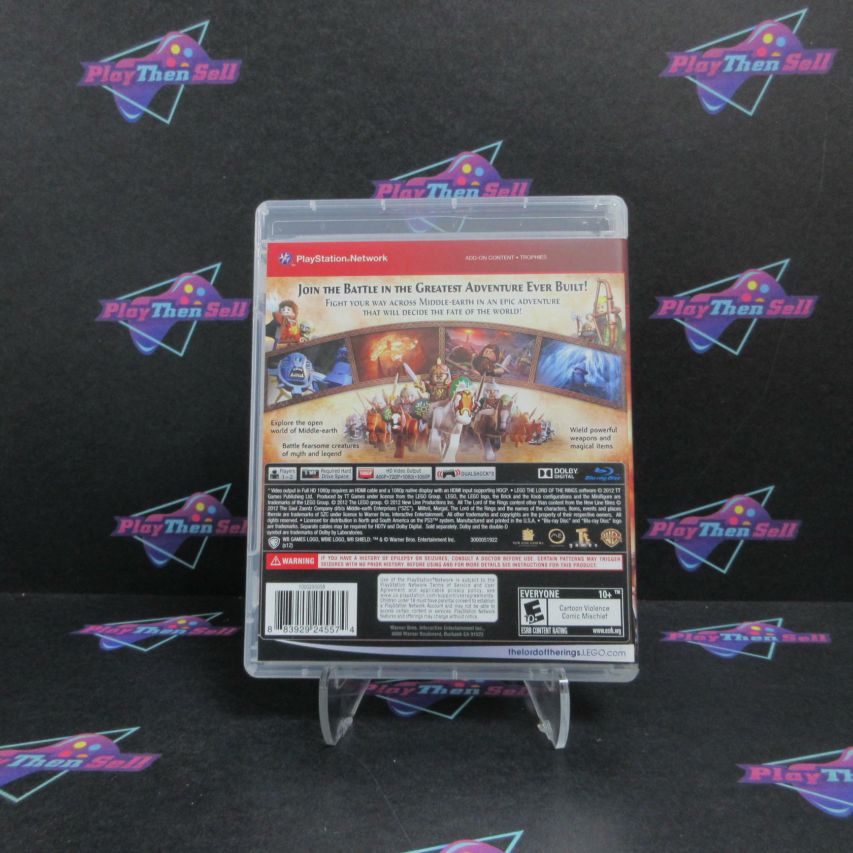 LEGO Lord of the Rings PS3 PlayStation 3 GH Complete - Refurbished