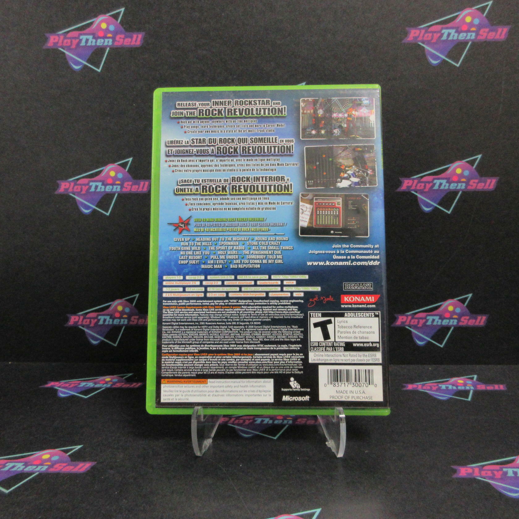 Rock Revolution Xbox 360 AD/MD Complete CIB - Very Good