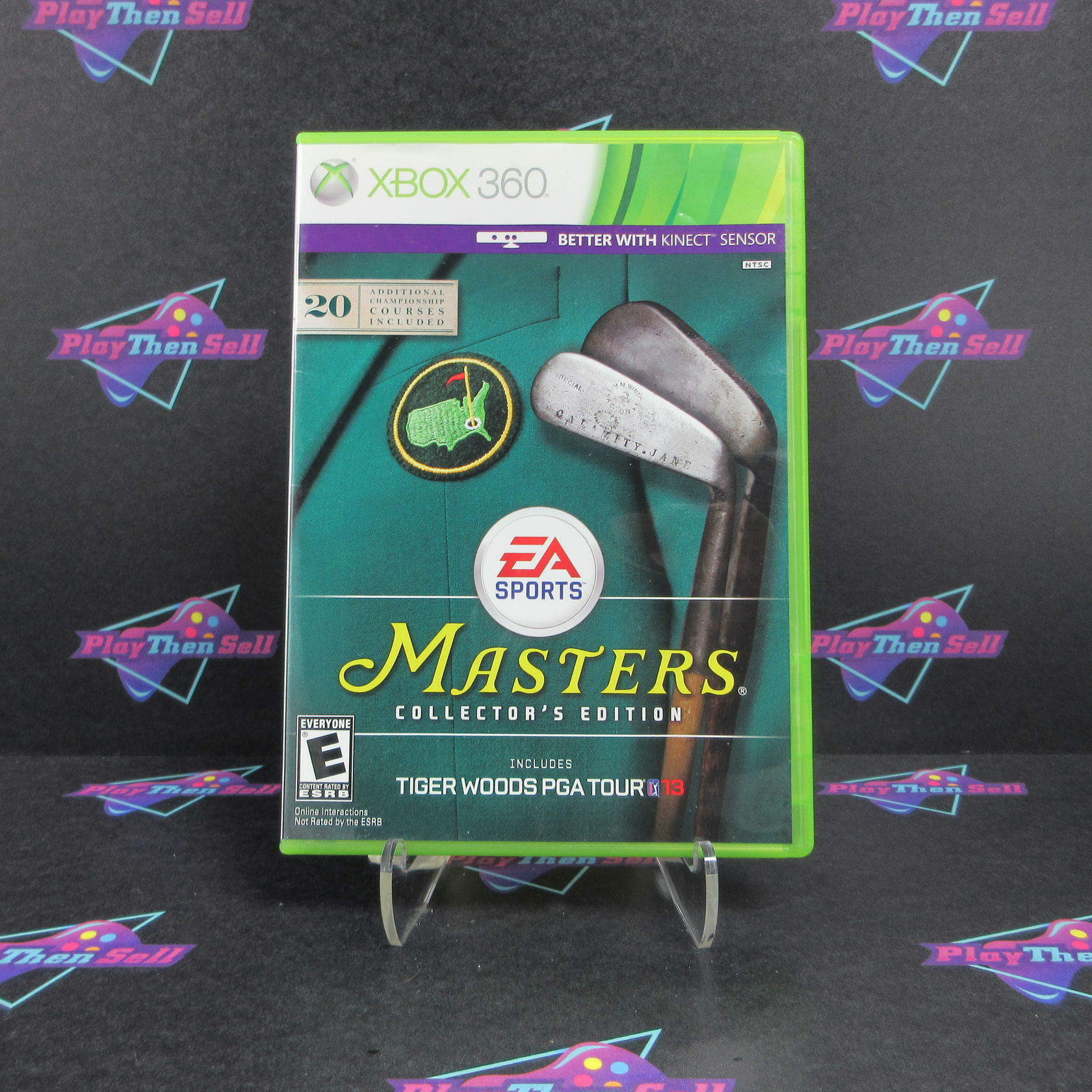 Tiger Woods PGA Tour 13 The Masters Collector's Edition Xbox 360 CIB - Excellent