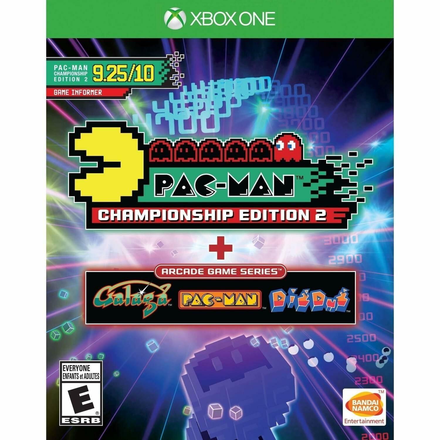 Pac-Man Championship Edition 2 + Arcade Game Series Xbox One CIB - Excellent