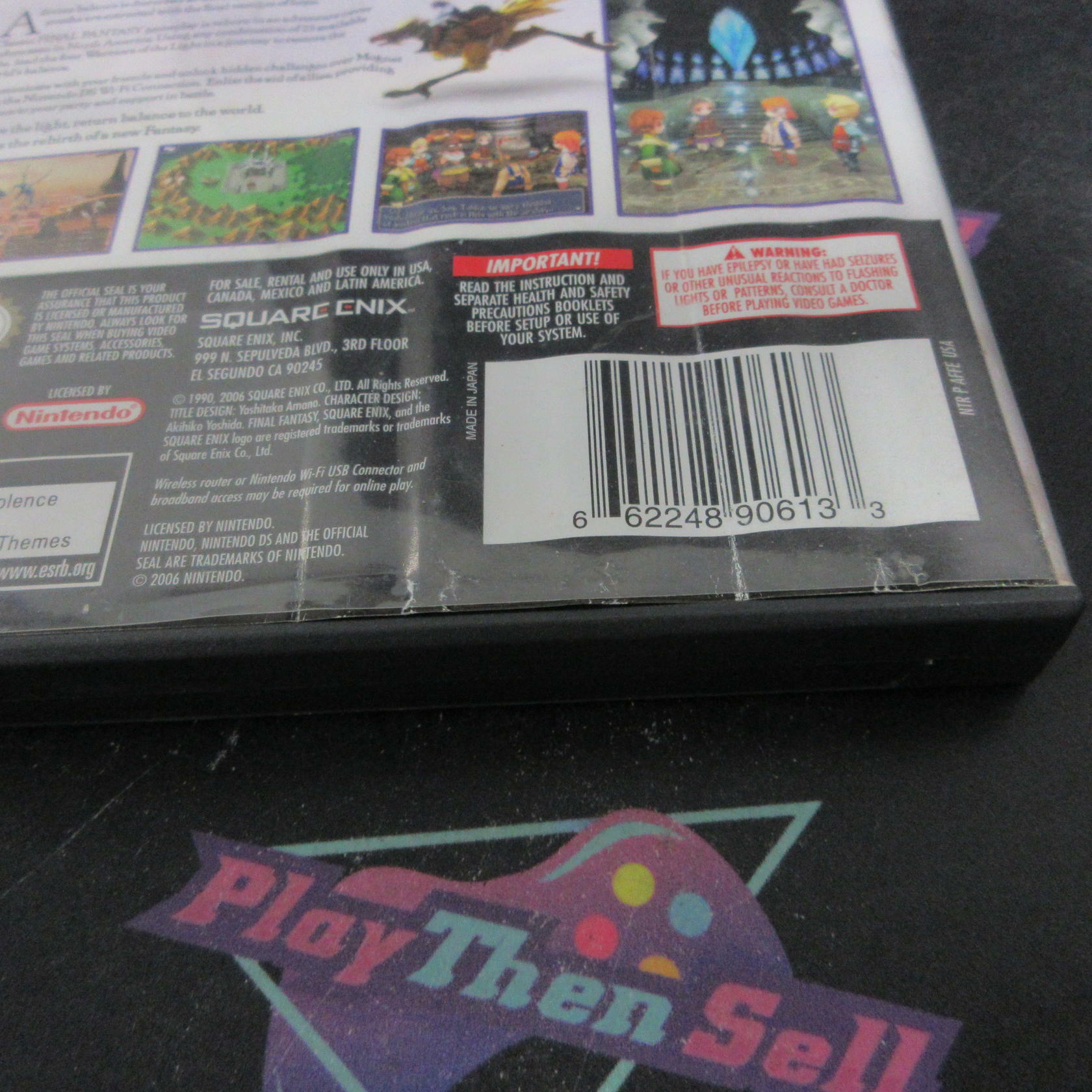 Final Fantasy III 3 Nintendo DS AD/MD Complete CIB - Very Good