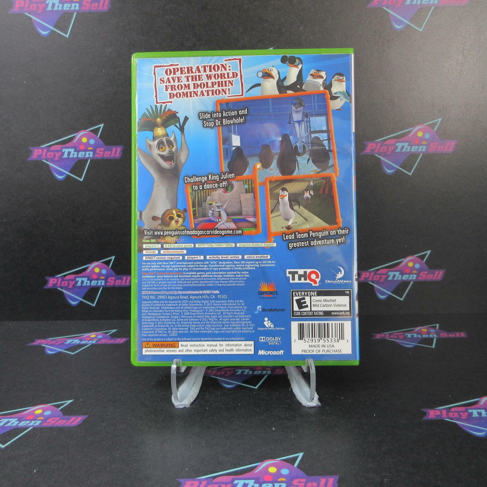 The Penguins of Madagascar Dr Blowhole Returns Again Xbox 360 CIB - Excellent