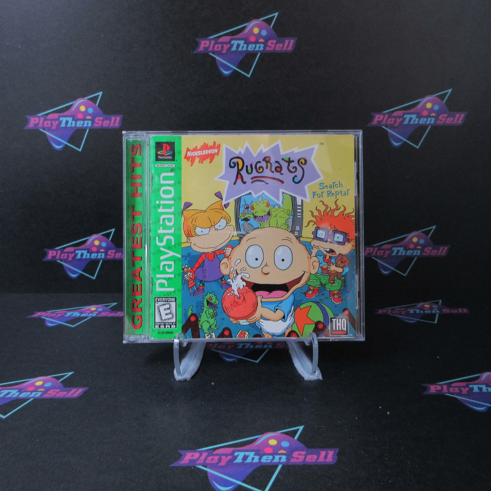 Rugrats Search for Reptar GH PS1 Playstation 1 MD + Reg Card Complete CIB - Very Good